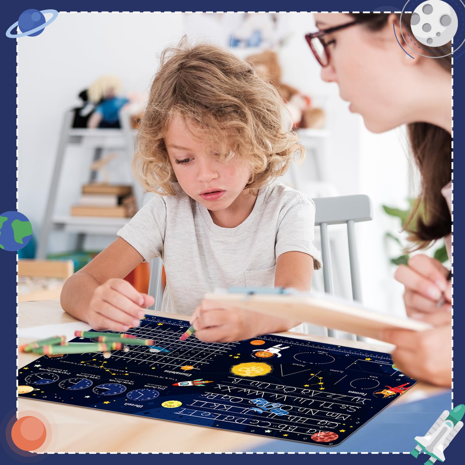 Sottomano da scrivania in pelle PU 60 x 40 cm lavabile antiscivolo per ufficio