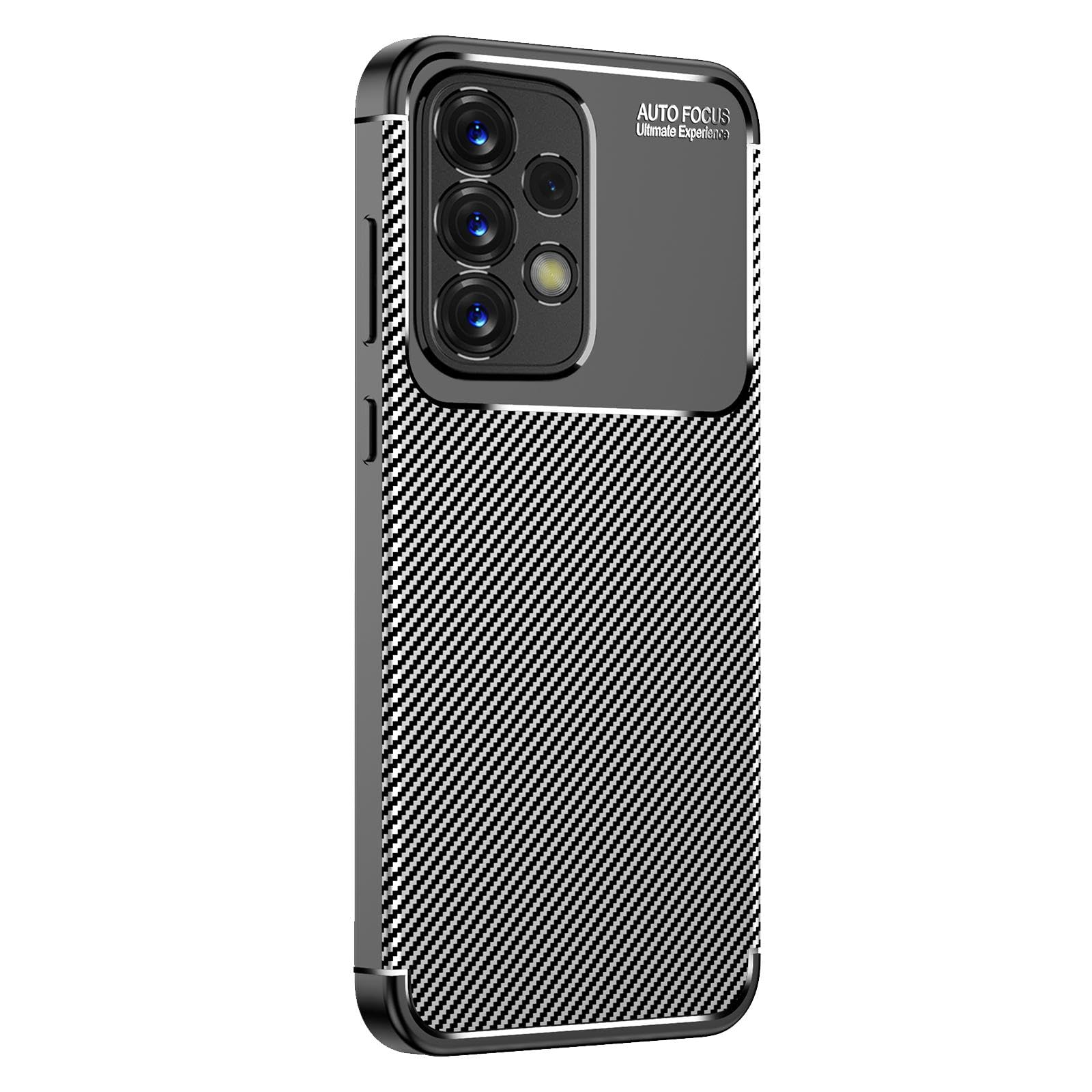 LBH Handyhülle Carbon Look für Samsung Galaxy A53 5G – FusionGuard Pro Schwarz