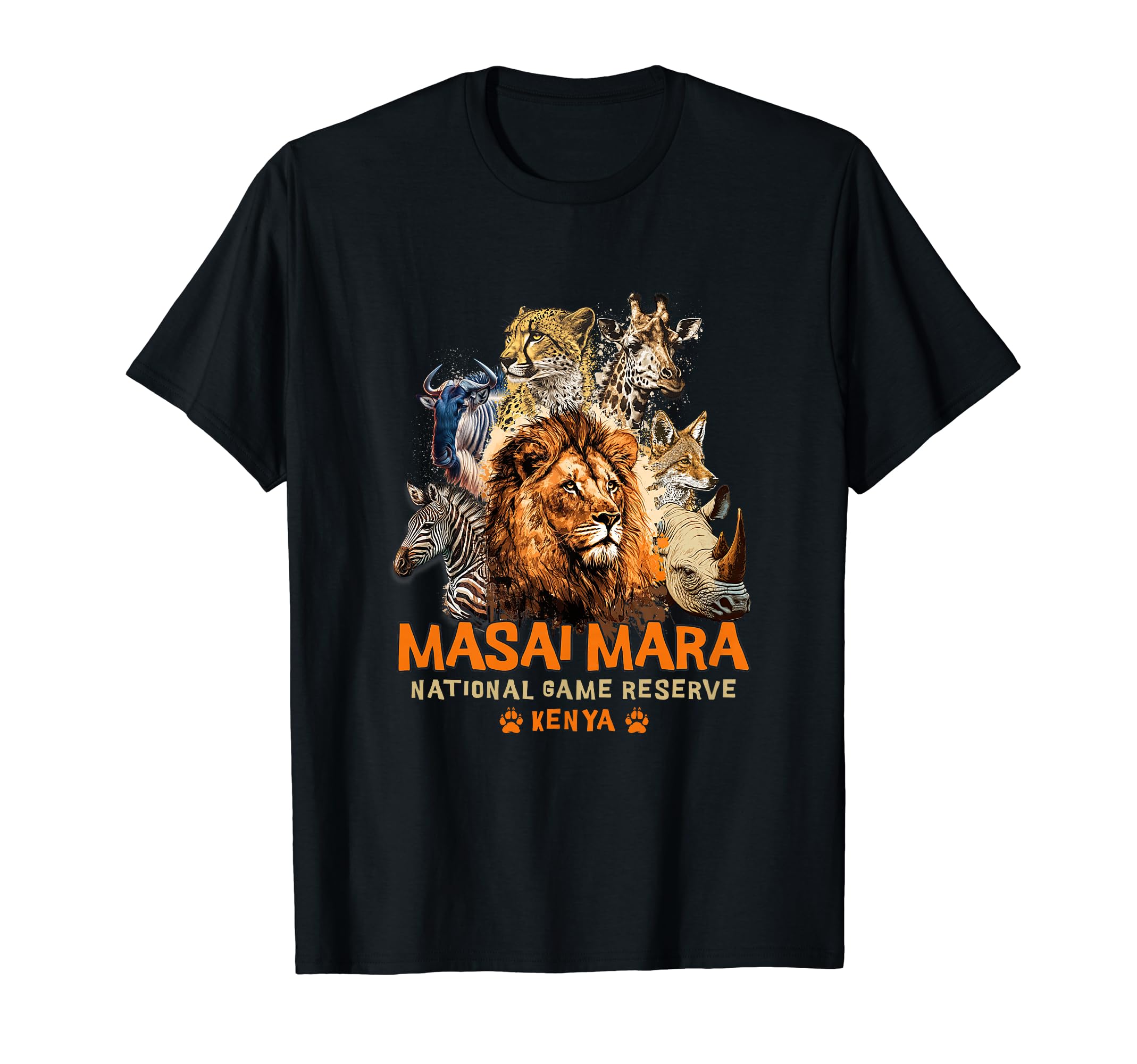 Masai Mara National Game Reserve Africa Safari Kenya T-Shirt