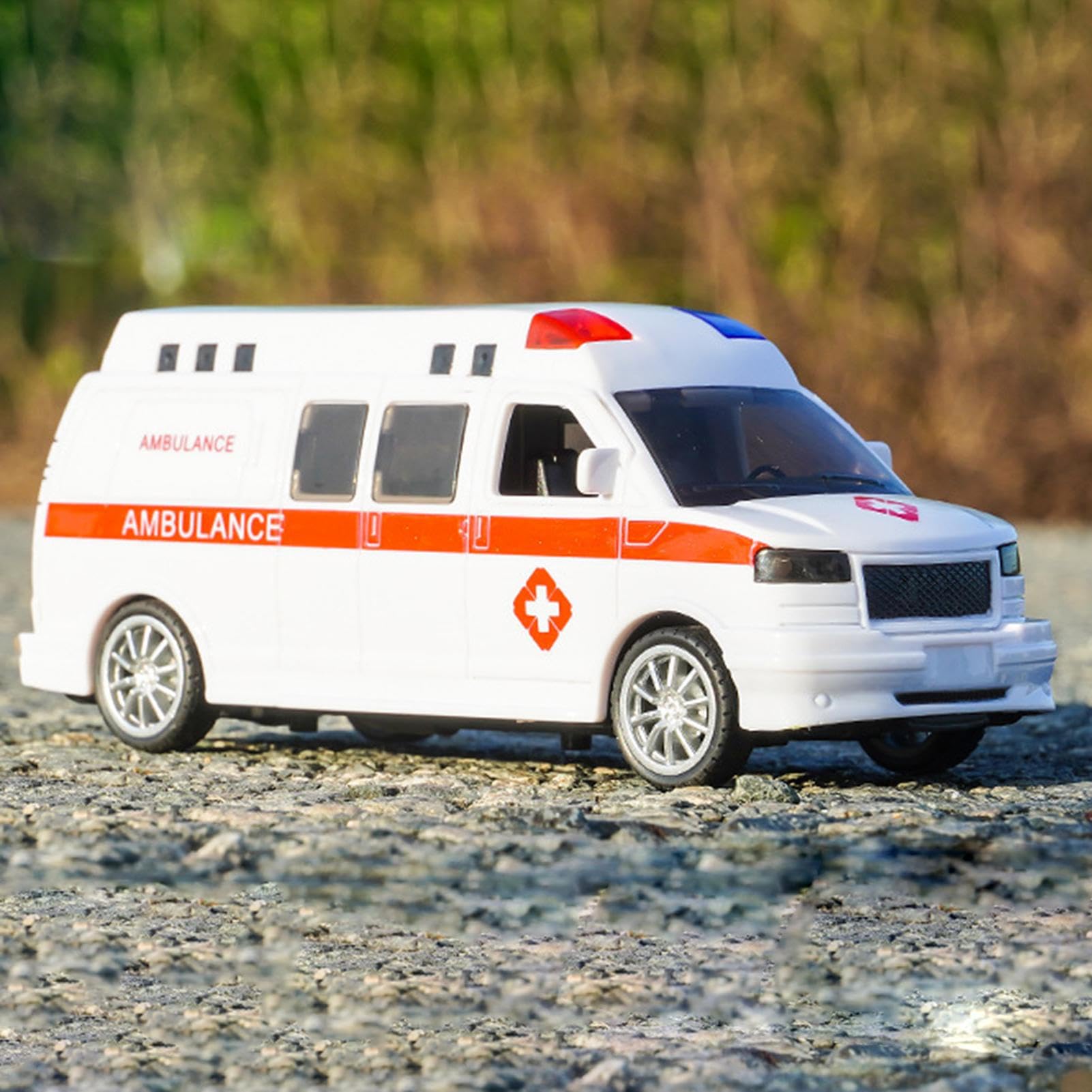 Generico Macchina Giocattolo per Bambini | Gioco Di Simulazione Educativo | Macchina Ambulanza Giocattolo con e - per Cortile, Soggiorno, Festa, Compleanno, Bambini Piccoli, Ragazzi, Alunni