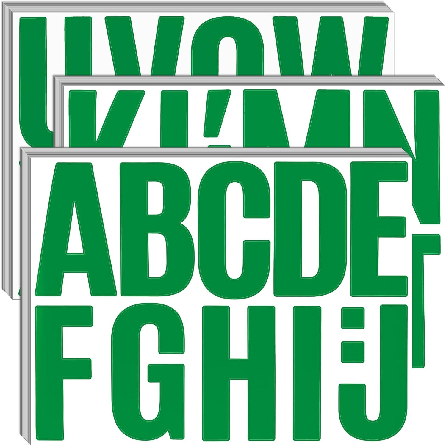 Bemeol 30 Sheets Letter Stickers 4 Inch Alphabet Letter