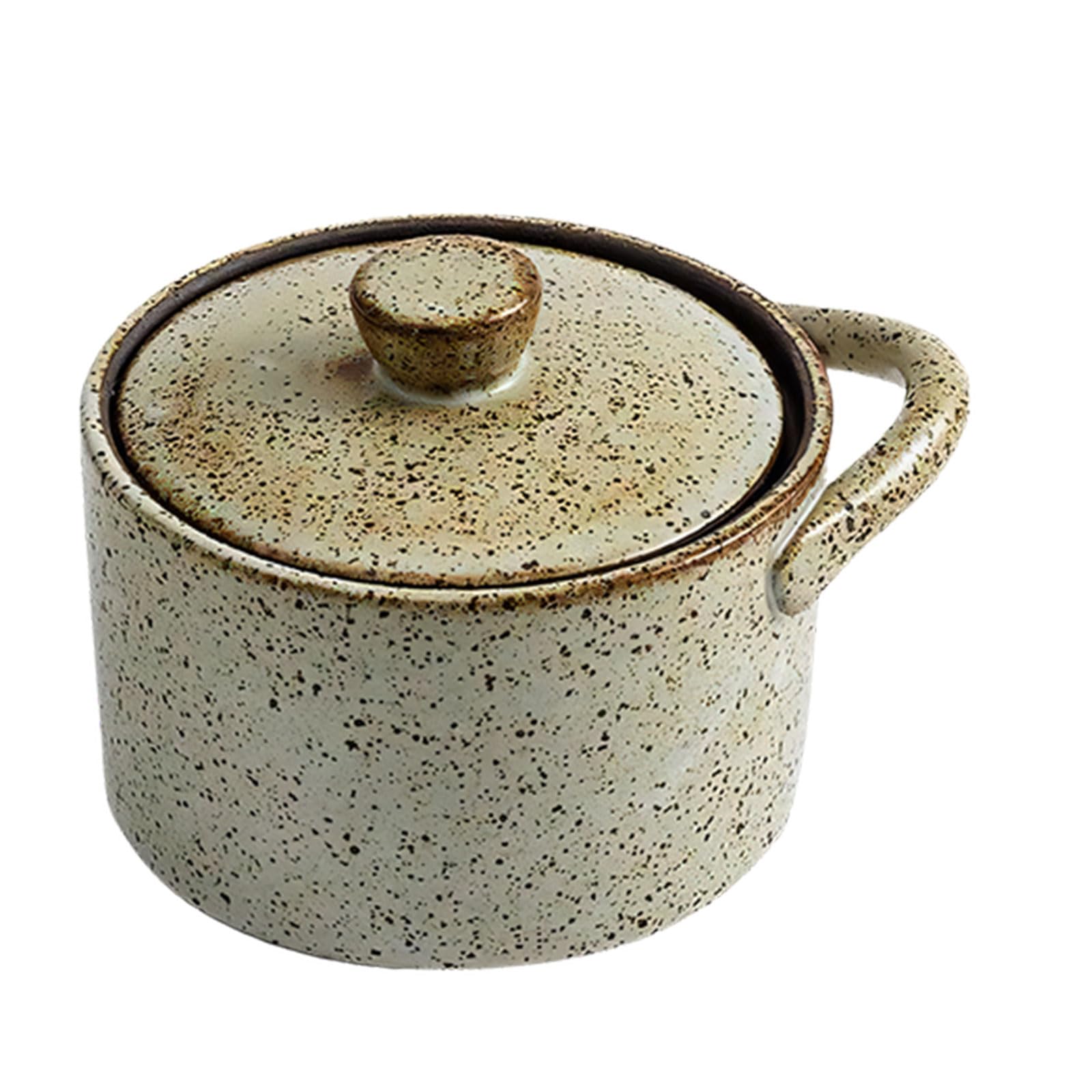 Limtula Ceramic Condiment Jar in Rural Theme Perfect for Salt Sugar and Seasonings Tight Seasoning Storage Jar