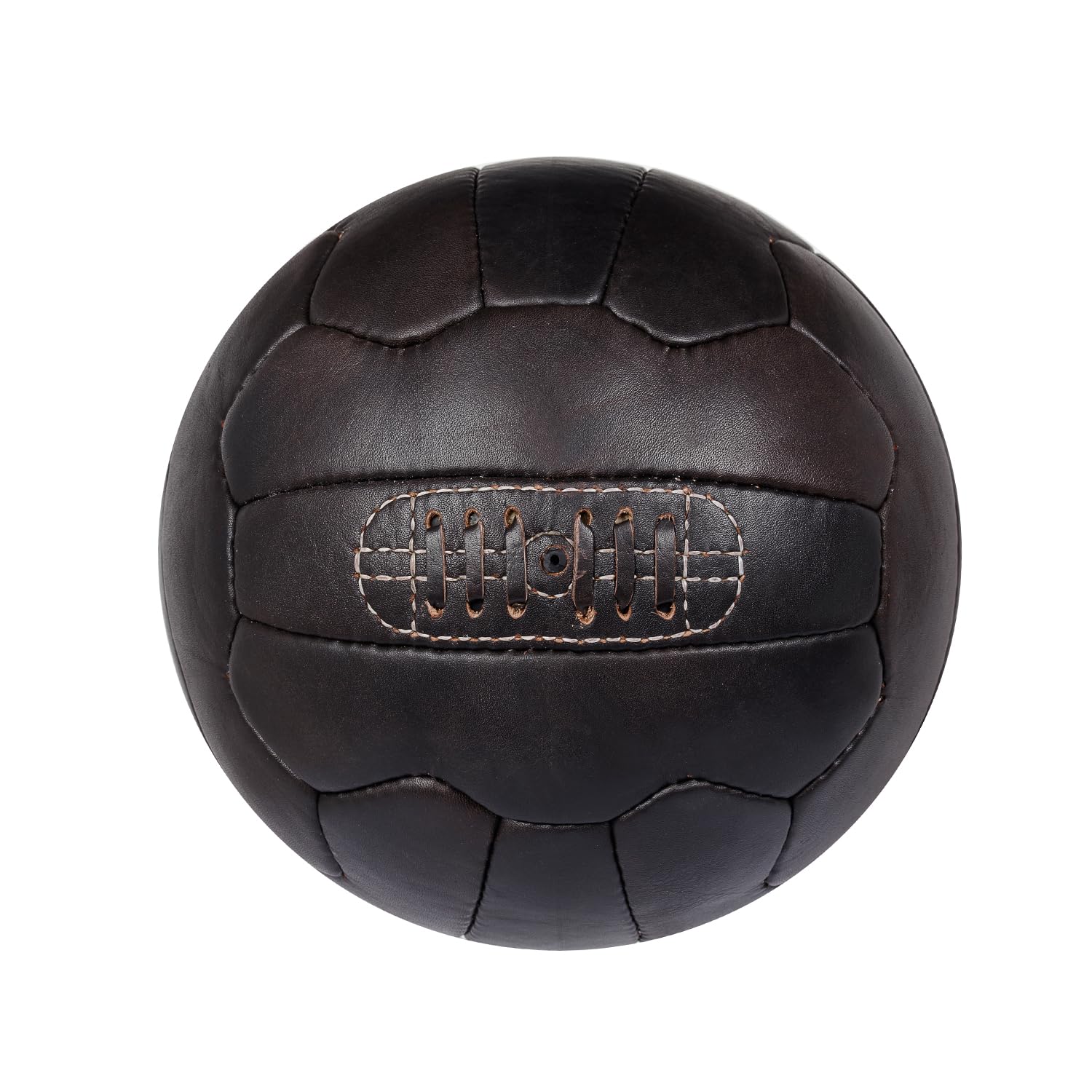 FNine Vintage Soccer Ball, Antique Leather Football (Dark Brown) - Review, Price and Buying Guide