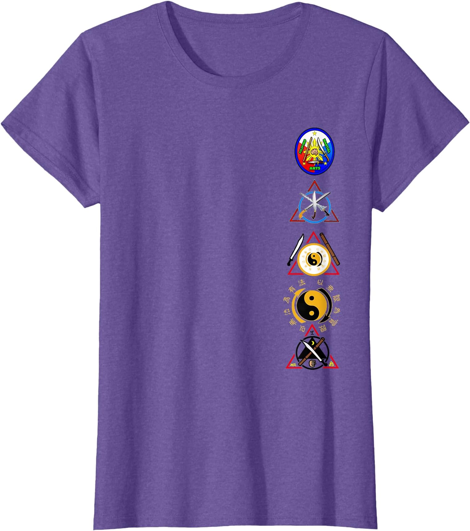 Kali Escrima Arnis Jkd Blade Logos T-Shirt