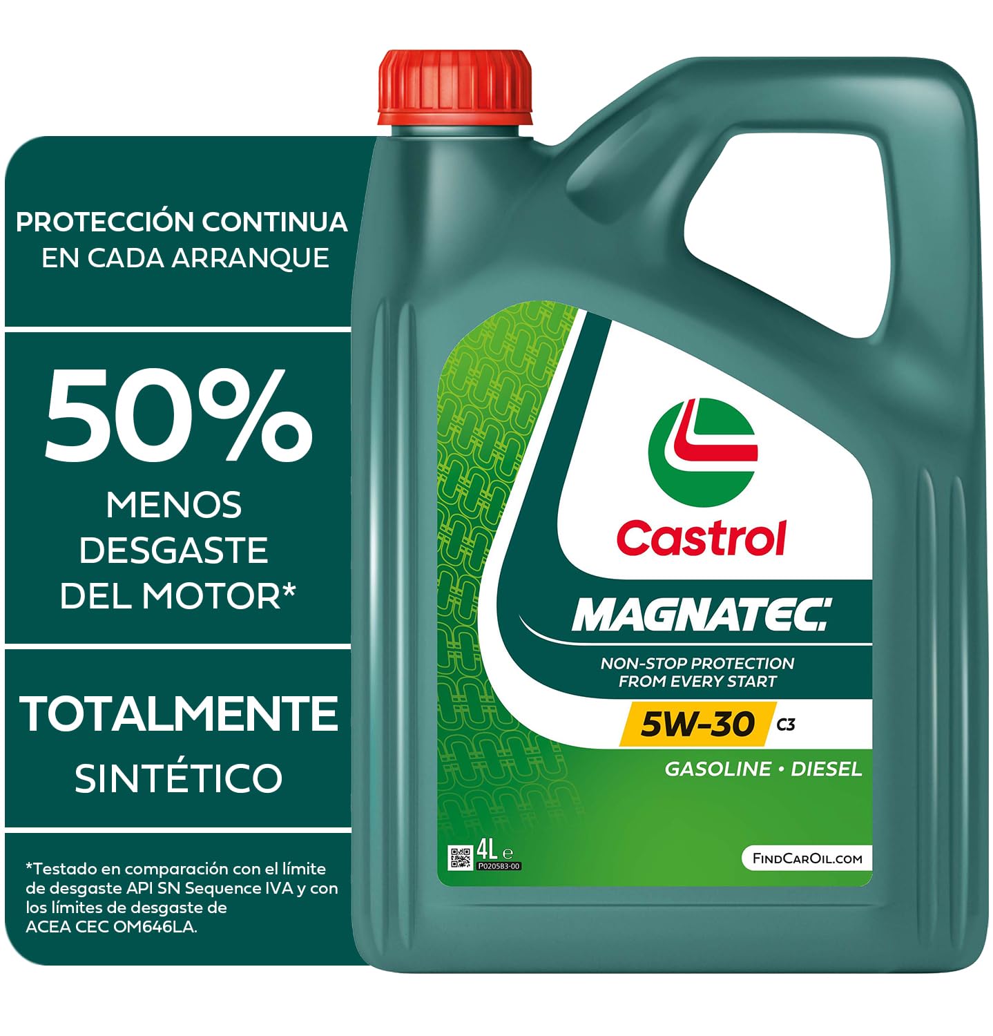 Castrol MAGNATEC 5W-30 C3 Aceite de motor totalmente sintético, 4L en oferta en Amazon