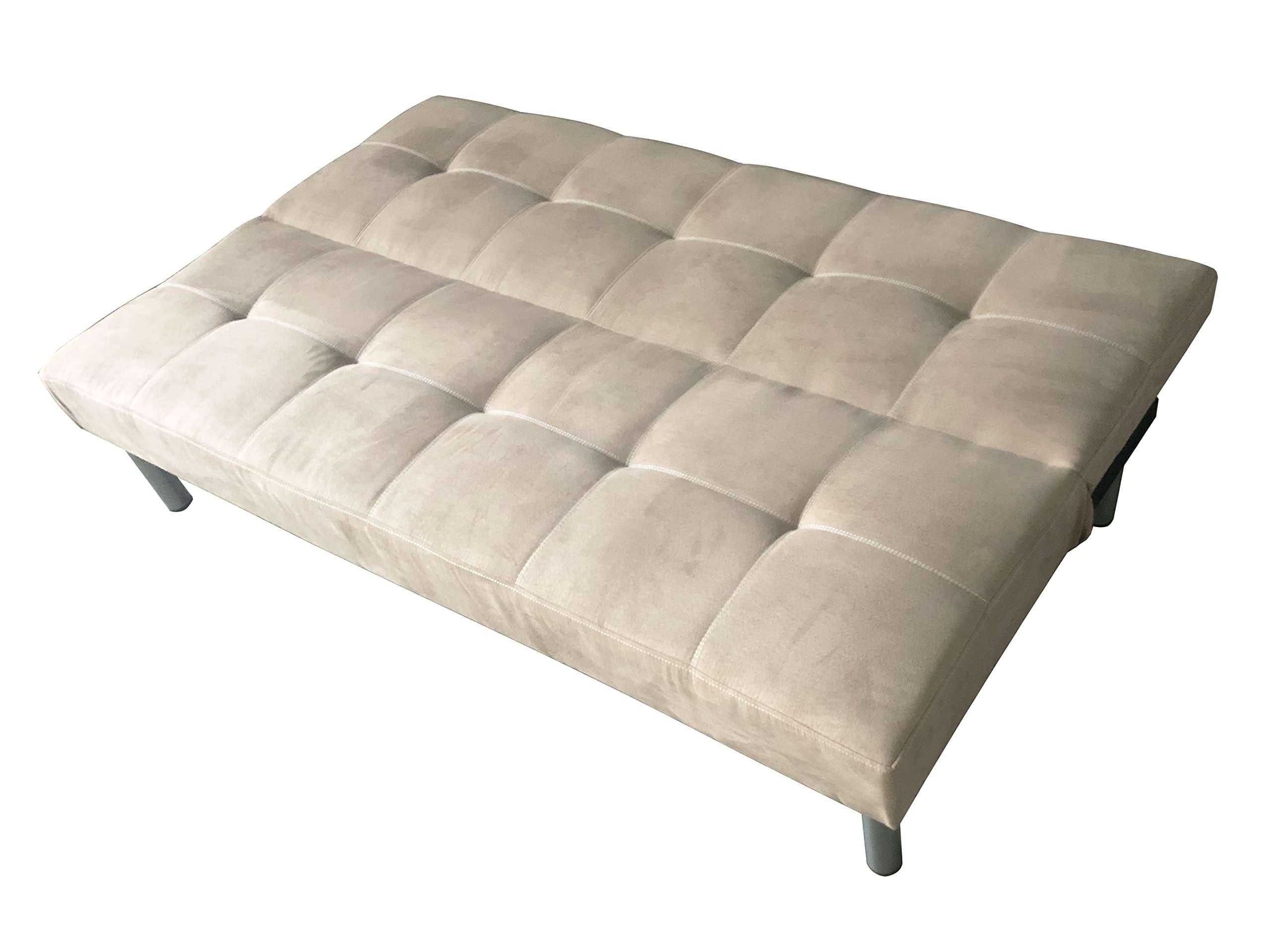 ITALFROM - Divano Letto 3 Posti (178x79x84cm) Divano Letto Matrimoniale Salvaspazio a Scomparsa, Tre Posti con Telaio Solido in Acciaio con Imbottitura Comoda (Beige, Cod. 2835)