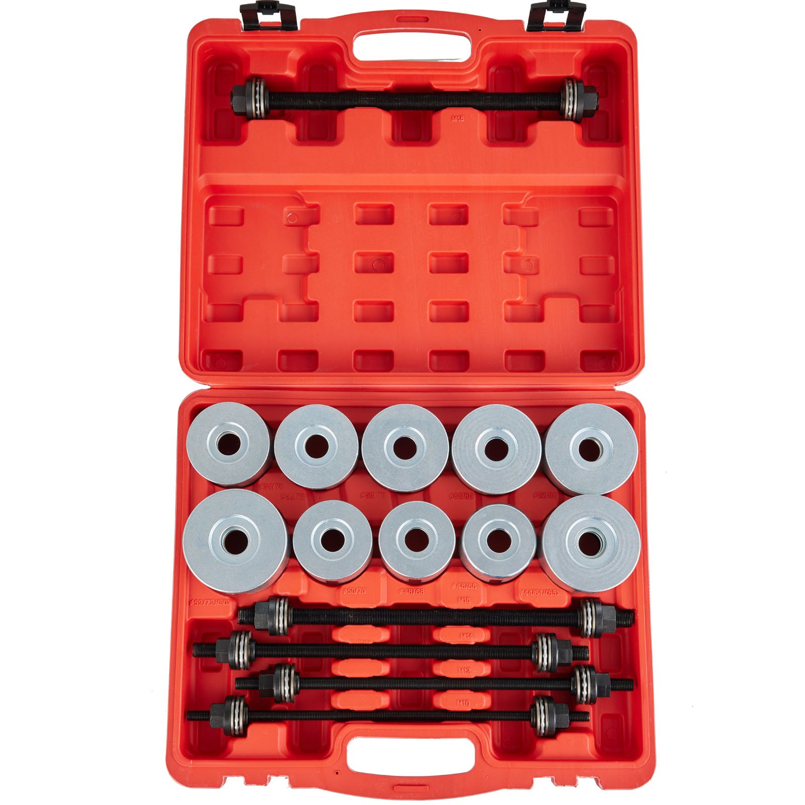Kit Presse à Roulements 52 Pièces VEVOR - Pour Démontage/montage Roulements De Roue - Acier Carbone - Coffret Rangement