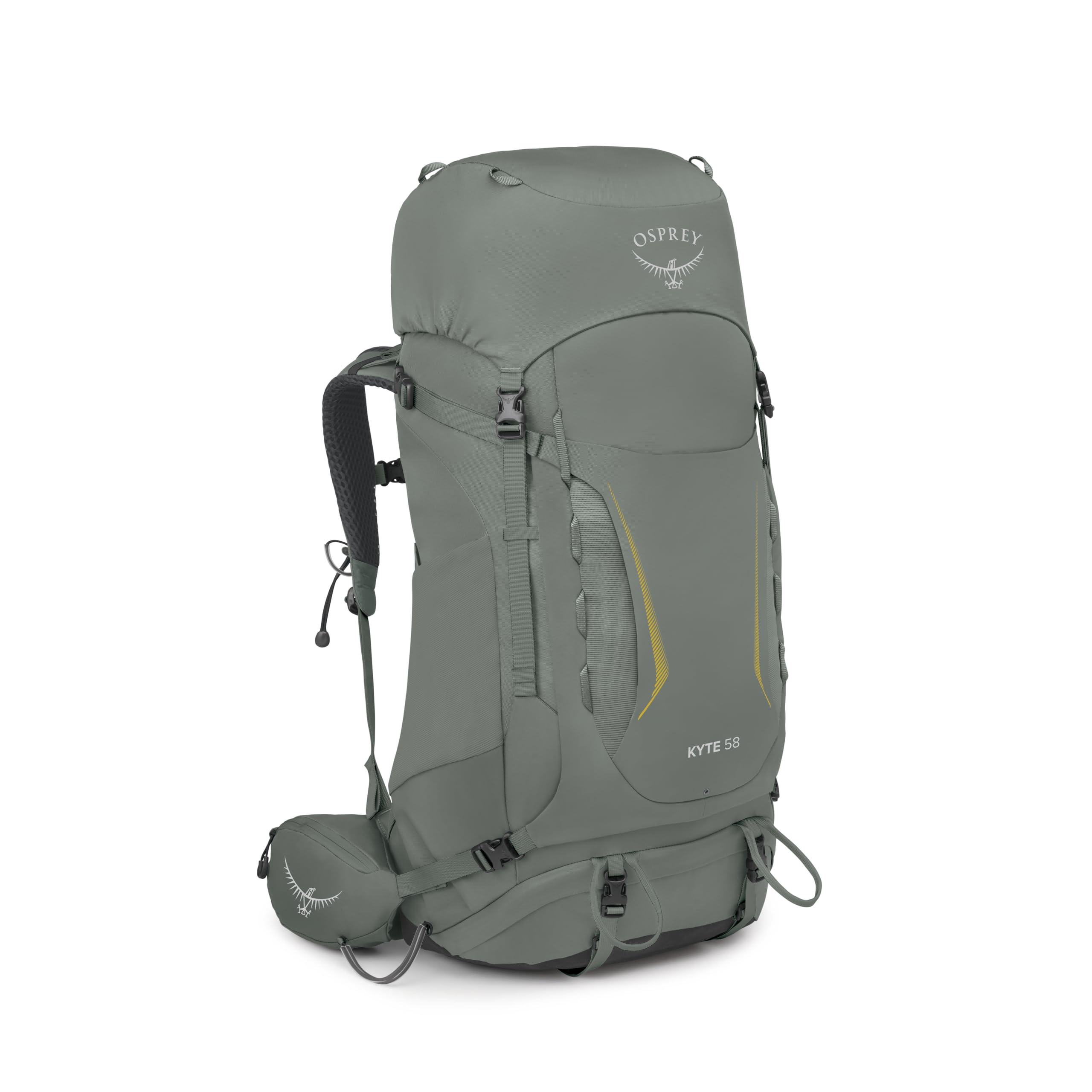 Osprey Kyte Women's Backpacking Pack, 58L Medium/Large, Rocky Brook Green