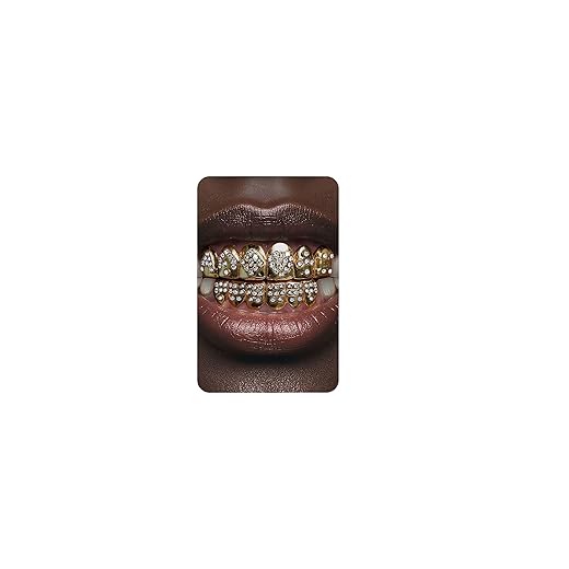 UBGICIG Grillz Grill Set, Dental Grills for Your Teeth, Grillz Teeth Men, Vampire Fake Halloween Teeth Caps Jewelry