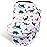 Rquite All-in-1 Car Seat Cover Baby, Carseat Covers for Girl Boy, Stretchy Soft Infant Car Seat Cover, Multi-use Baby Carrier Cover, Car Seat Canopy, Stroller Sun Shade, Nursing Breastfeeding Cover