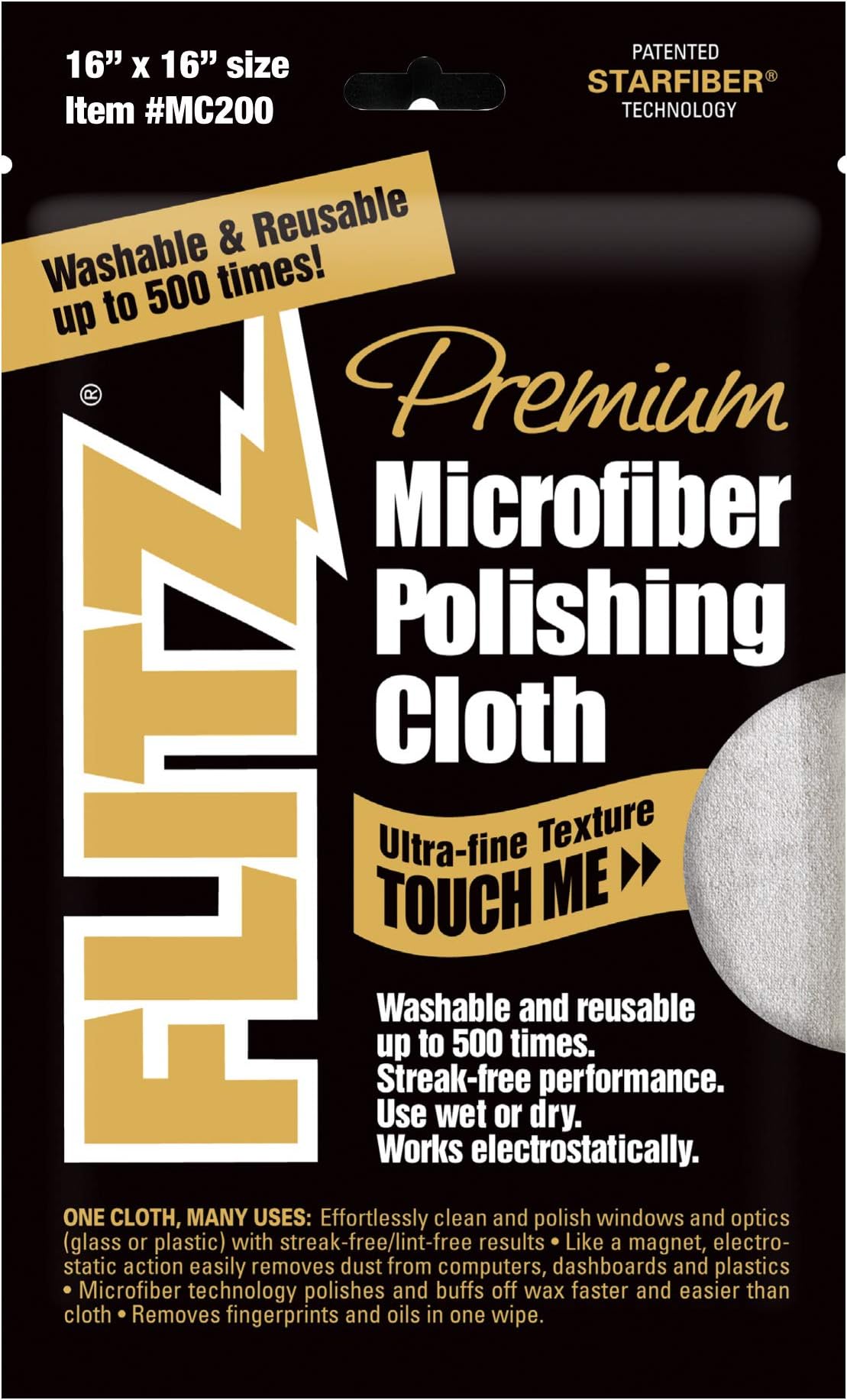 Miracle All Purpose Polishing Cloth, 12" Largest Size