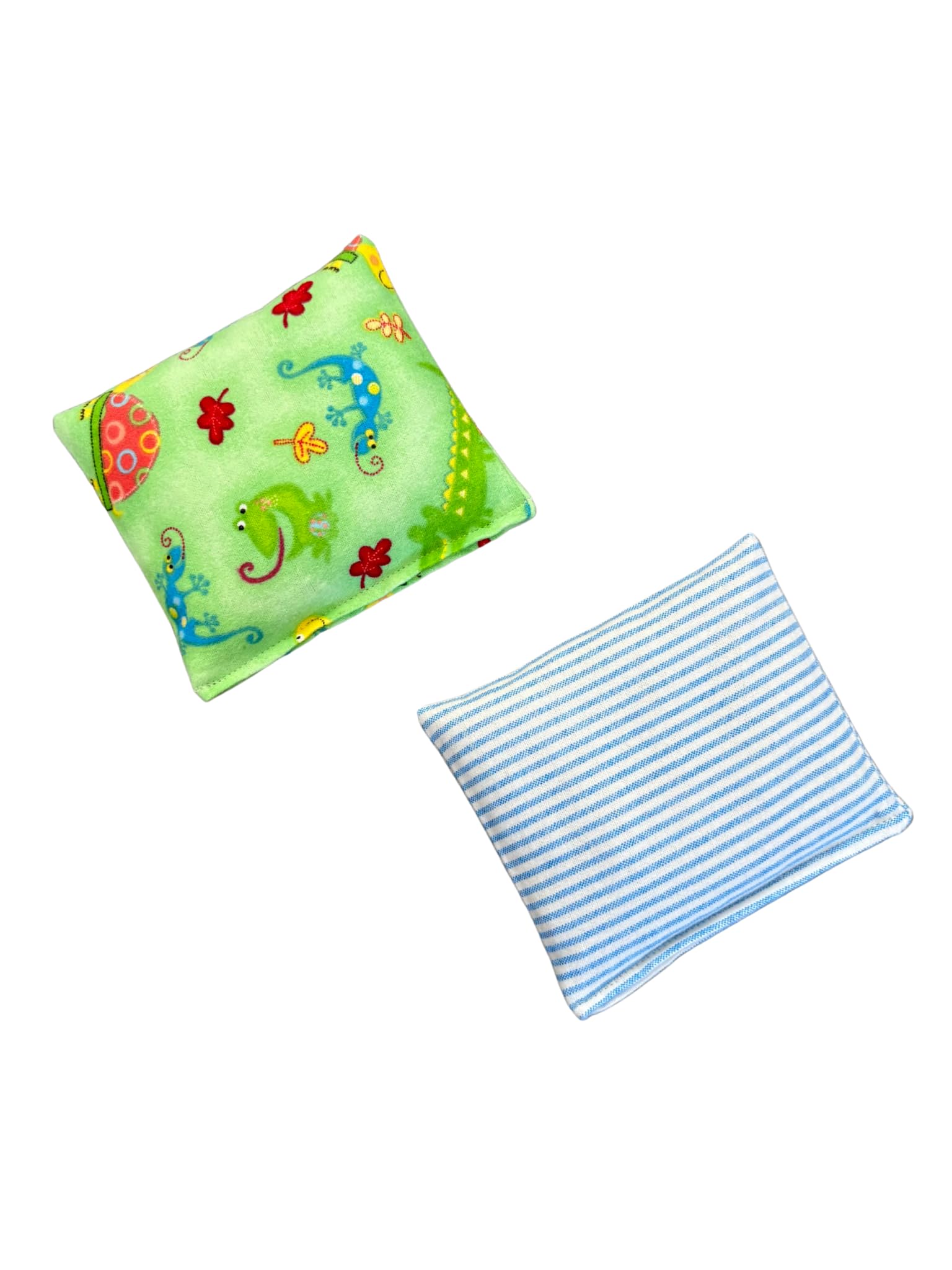 Photo 1 of HOME COMFORT Ultra Mini Microwavable Heating & Cooling Pads - 100% Natural Rice 2-Pack (4.5” X 5”) (Green Combo 1)