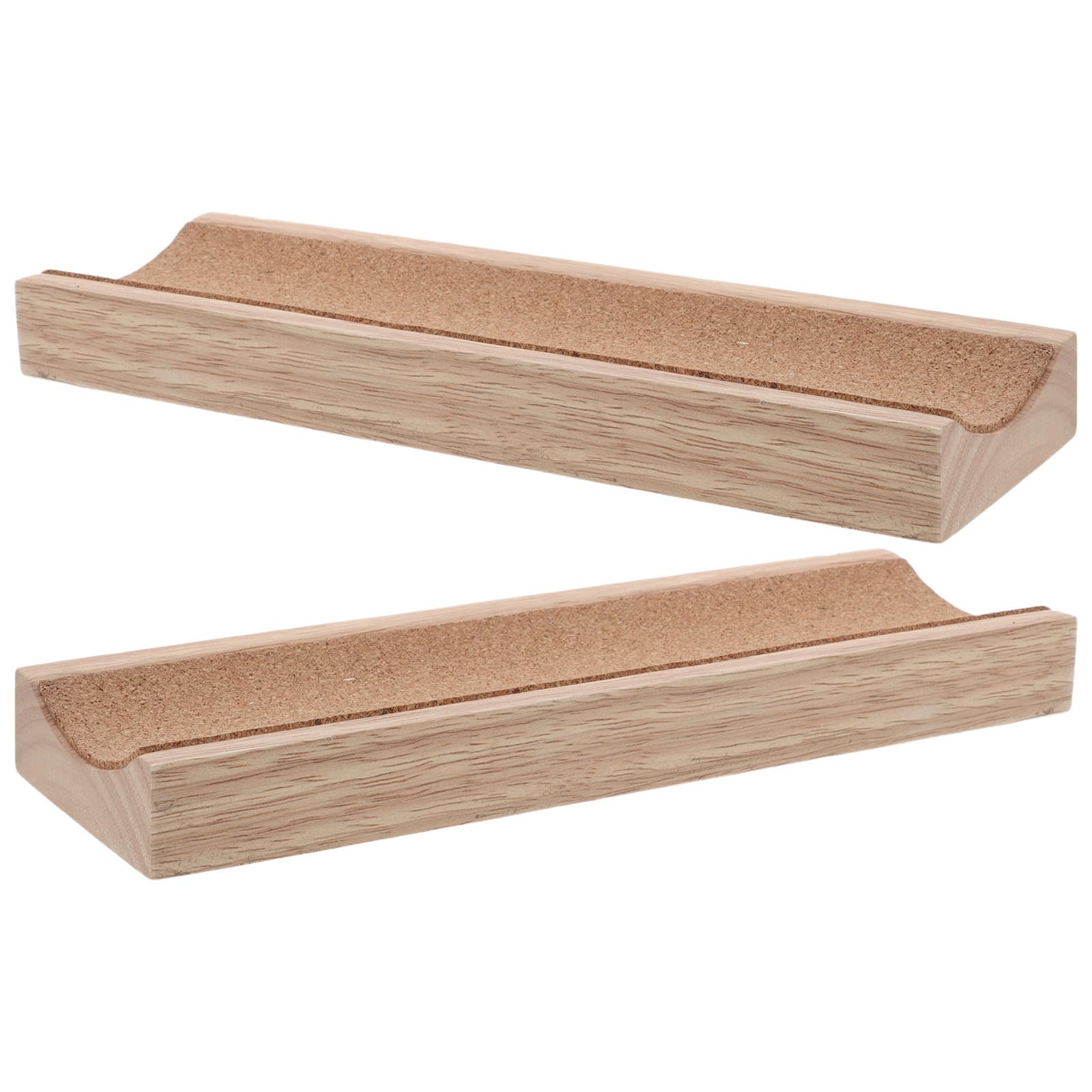 Soporte para rodillo de amasar de madera que soluciona la falta de espacio en encimeras