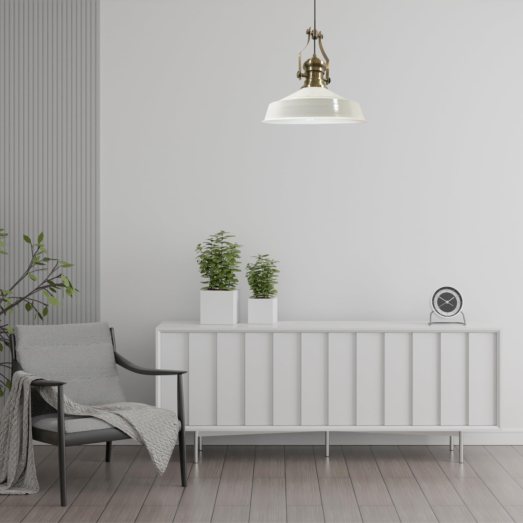 Bamyum Asletl - Lampadario a sospensione industriale retro in metallo, 41 cm, illuminazione da soffitto per soggiorno, camera da letto, cucina