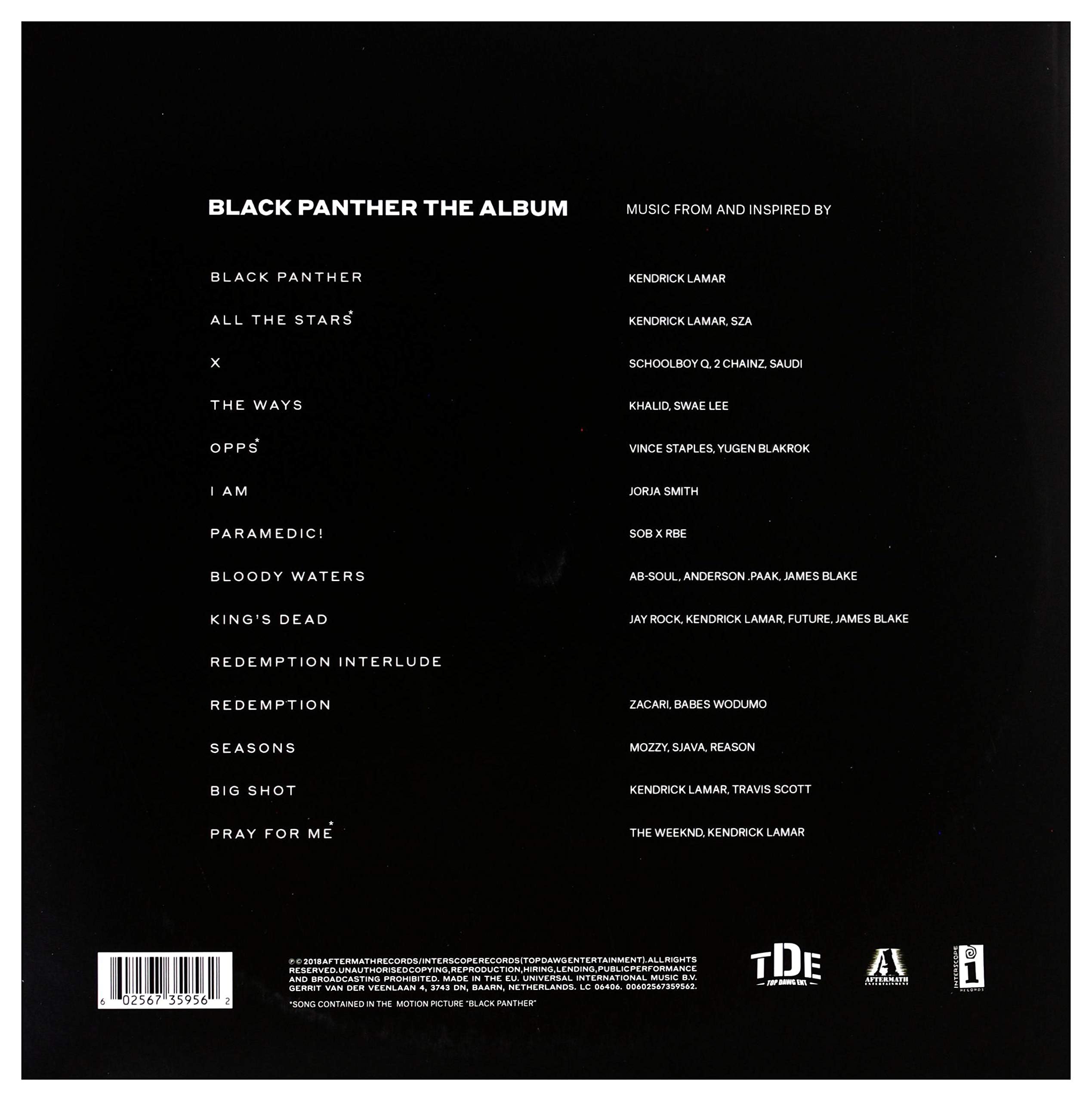 Black Panther The Album Music From And Inspired Byexplicit_lyrics