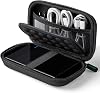 UGREEN Hard Disk Case 2.5 Inch Case External Hard Disk Case Waterproof Eva Universal Powerbank Bag Cable Bag Editor Compatible with WD Elements, My Passport, Seagate, SanDisk, HDD, SSD