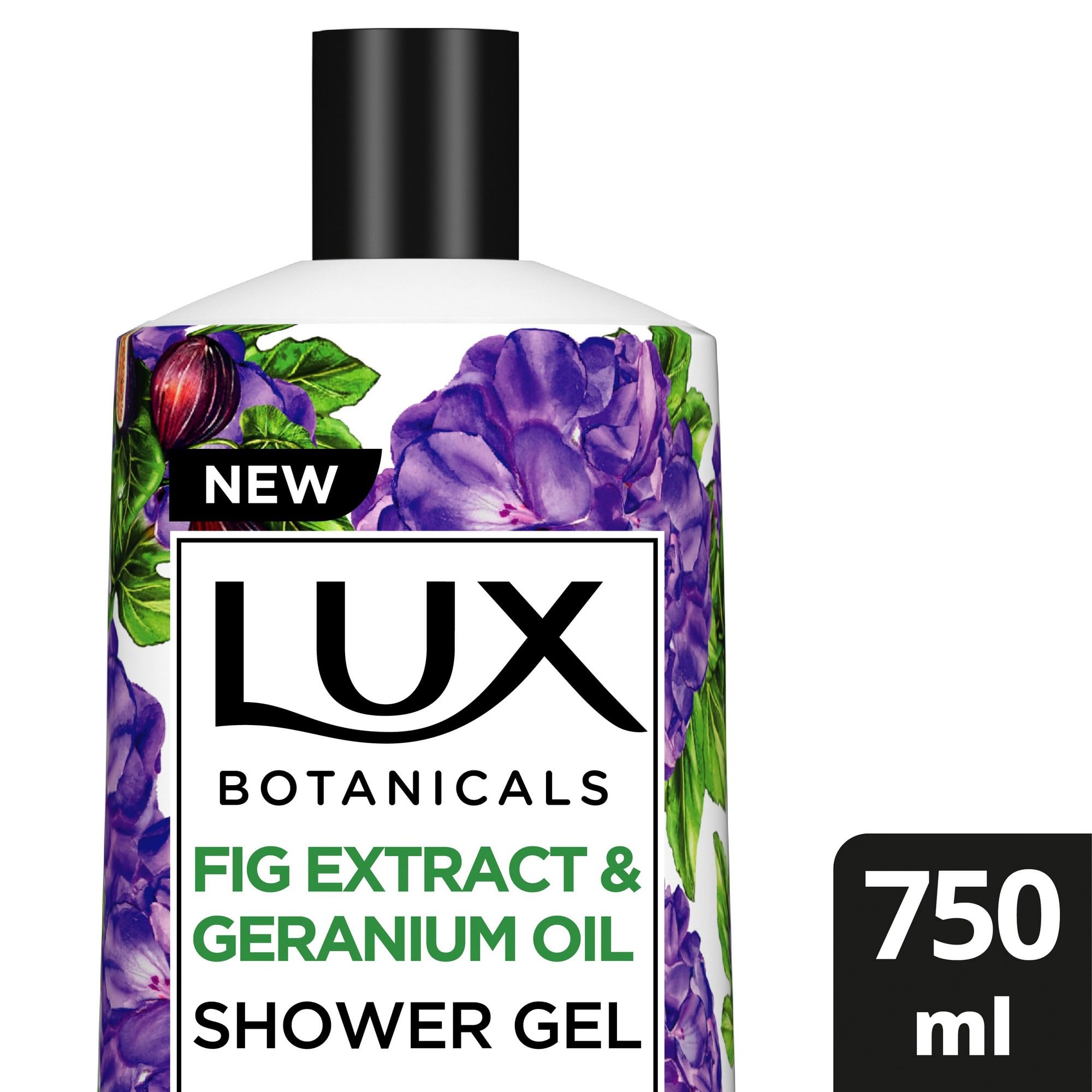 LUX Botanicals Fig Extract and Geranium Oil Moisturizing Body Wash