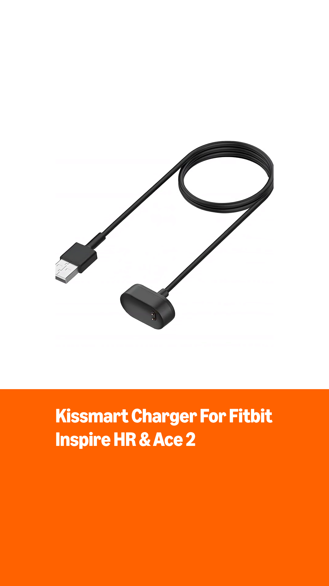Amazon.com: Charger for Fitbit Inspire HR & Ace 2, Replacement USB