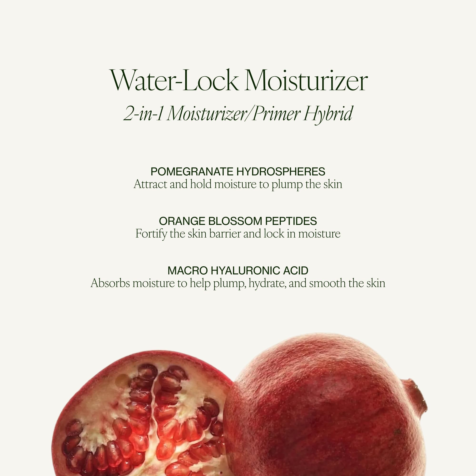 Tata Harper Water-Lock Moisturizer, Lightweight, Silicone-Free Hydrator, 100% Natural, Made Fresh in Vermont