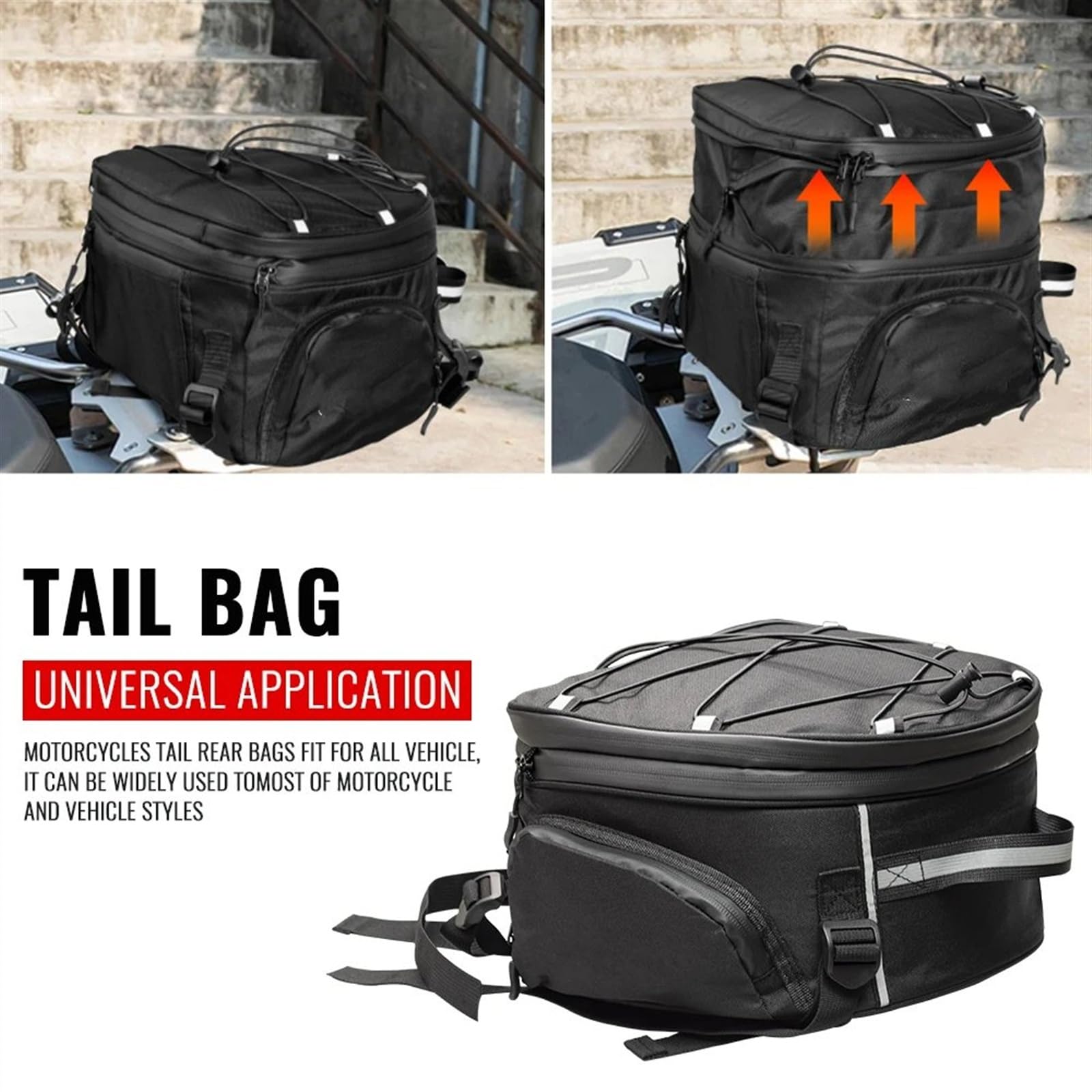 Bolsa Almacenamiento Trasero Para África Para Twin Para CRF1000L Para NC700 Bolsas Para Motocicletas Traseras Para Equipaje