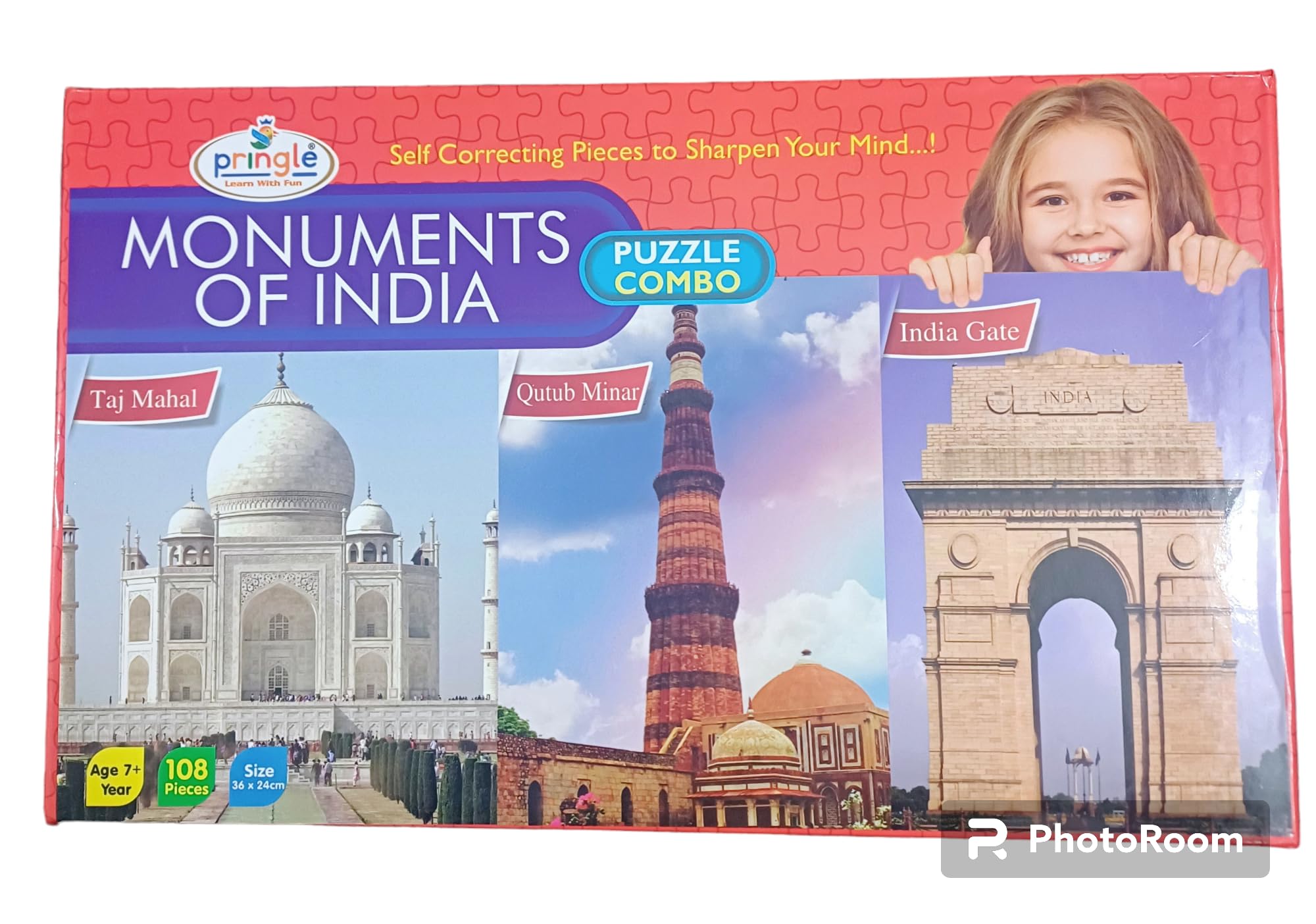 PRINGLE Monuments of India Game for Kids & Adults, Recommended Age 7 & Above, Safe & Durable Pre-School Toys for Kids, Educational Puzzle Game (B0C4TSY51F) Amazon Price History, Amazon Price Tracker