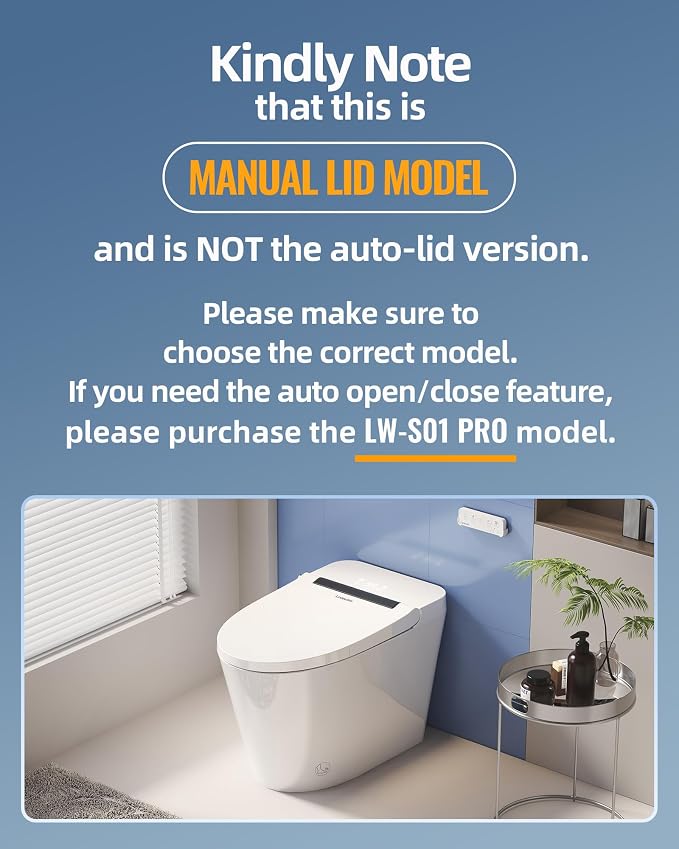 Inodoro inteligente con asiento bidé calefaccionado miniatura 4