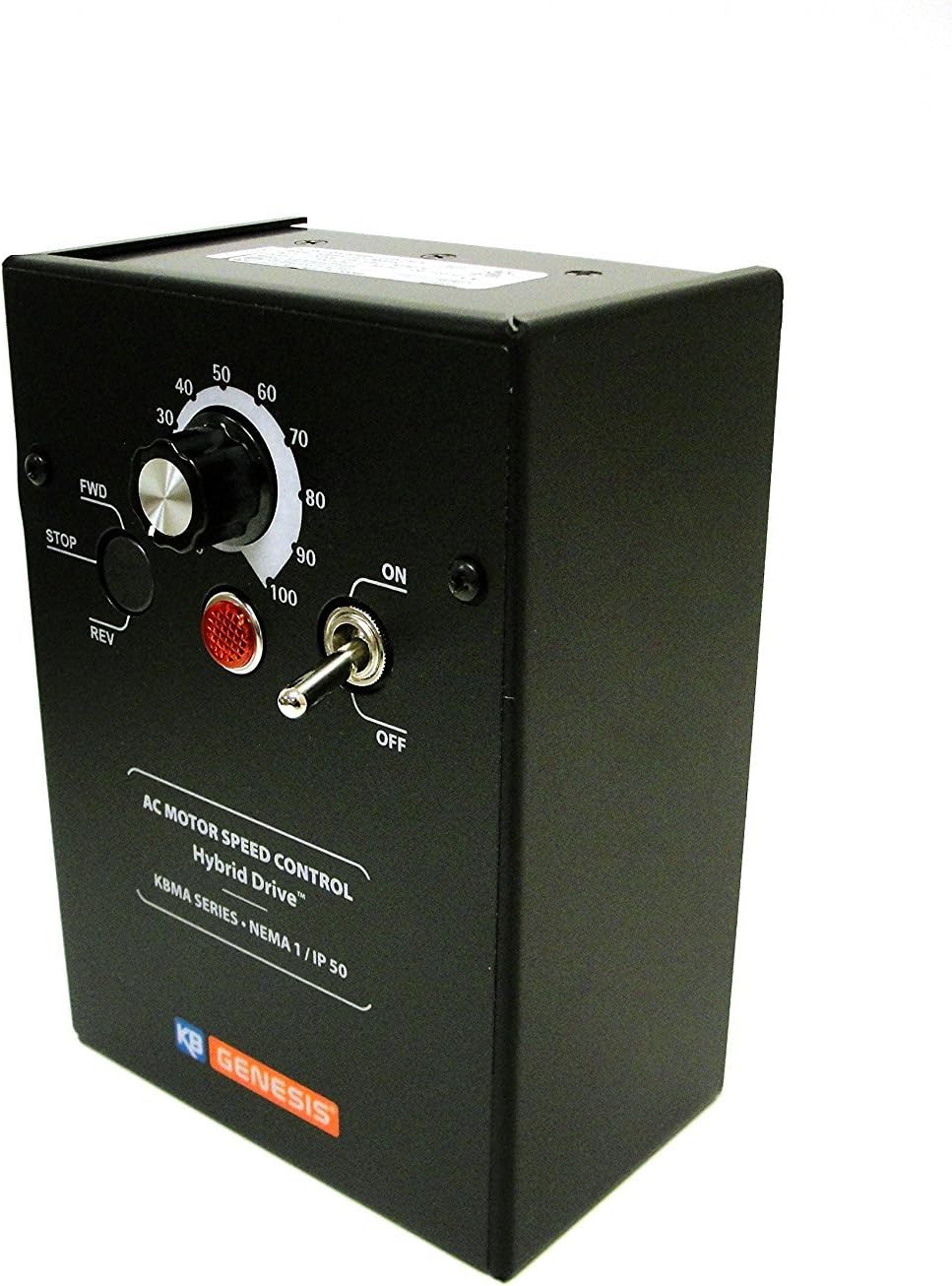 KB Electronics, 9533, KBMA-24D, 1HP, 1-Phase, 110-120V;200-240V (Input), 3-Phase, 240V (Output) - (for Use With 3-Phase Motor) Nema 1 Enclosure, Variable Frequency Drives