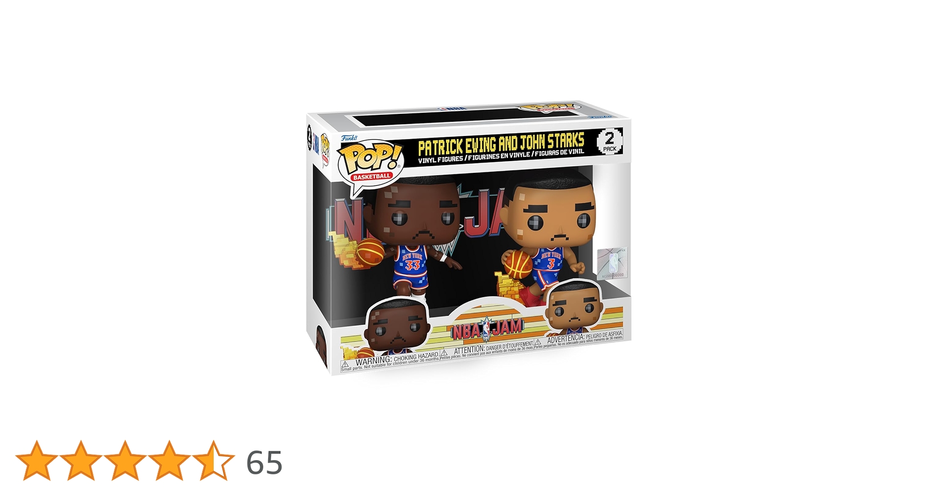 Funko Pop! NBA JAM: Knicks - Patrick Ewing and John Starks 2