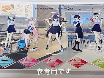 ブルーアーカイブ EDIYA COFFEE 描き下ろしアクリルスタンド 5種 ブルー・アーカイブ EDIYA COFFEE 描き下ろしアクリルスタンド 5種