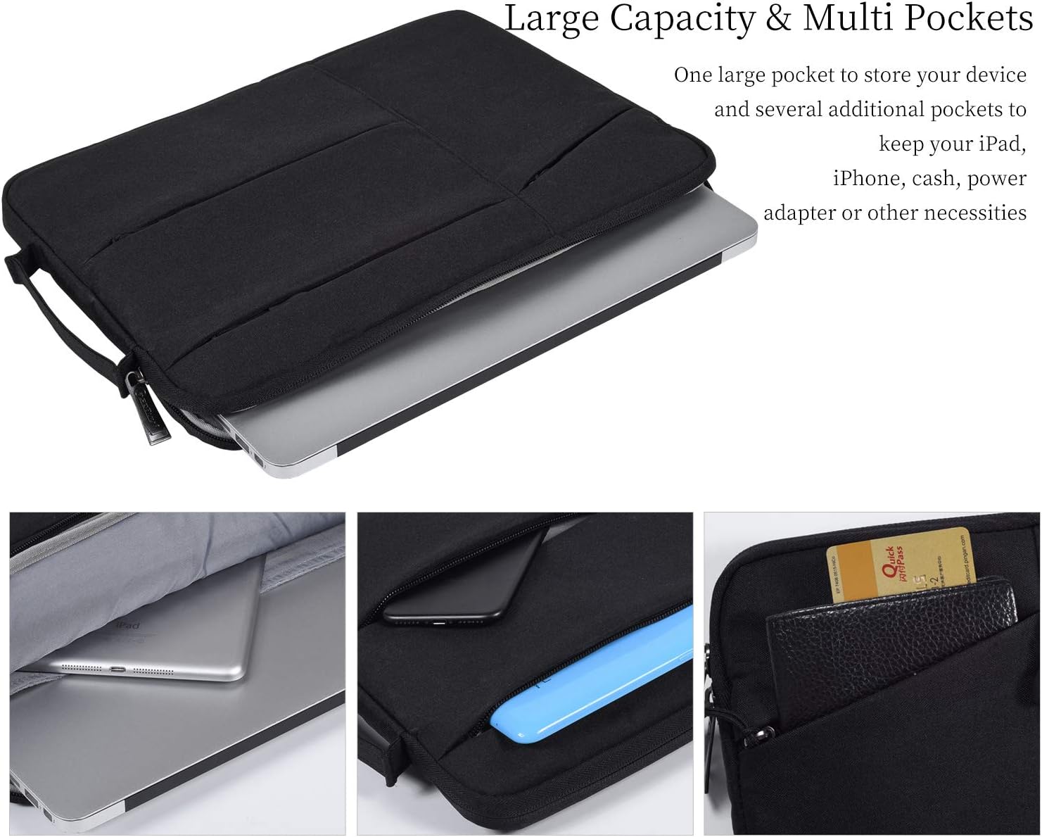 imComor 11.6 12 اینچی لپ تاپ آستین کیف دستی