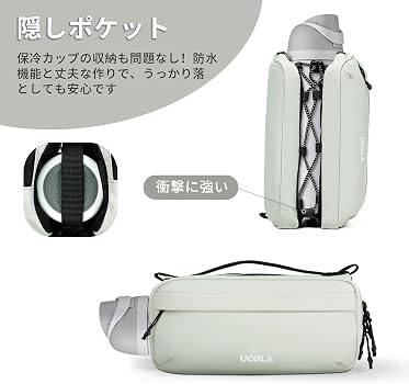 Amazon | [UCOLA] 【RFID防犯＆大容量】 軽量ショルダーバッグ メンズ