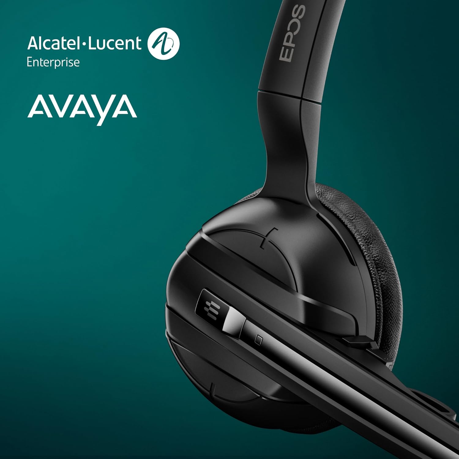 EPOS Impact D 10 Phone II - Wireless DECT Mono Ear Convertible Headset for Connection to a Desk Phone, Black