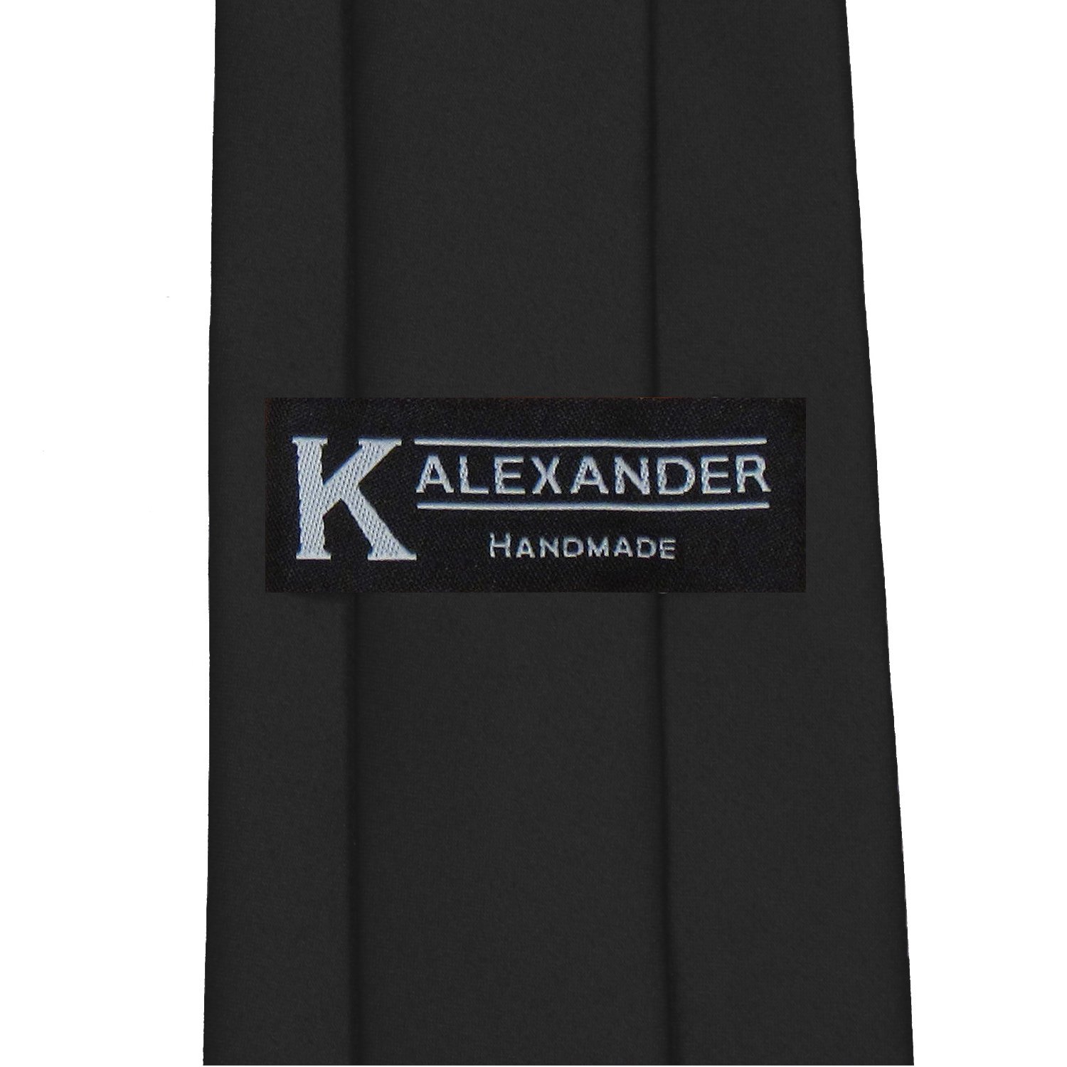 Corbatas de colores liso - Varios colores - Ancho clásico de 3,5 marca , talla única , Negro 5