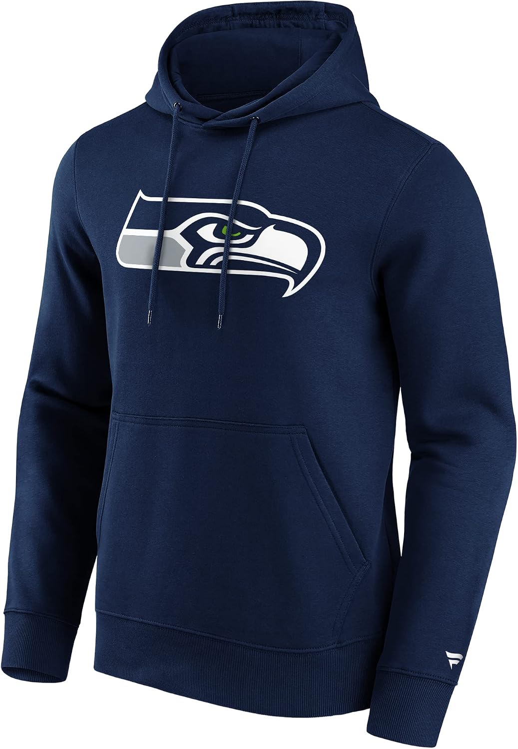 Fanatics Seattle Seahawks Mid Essentials Crest bluza z kapturem, męska, ciemnoniebieska/biała, XL