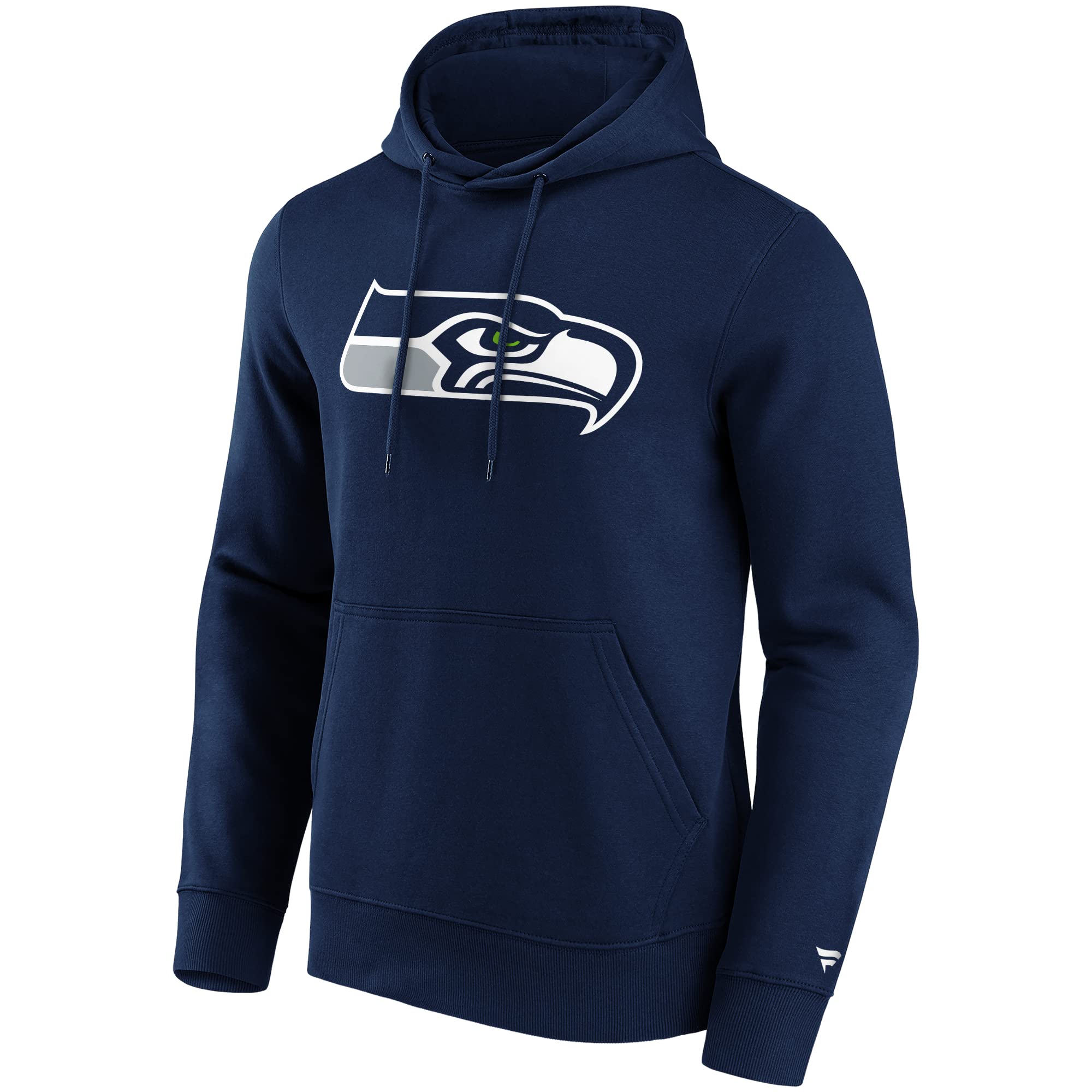 Fanatics Seattle Seahawks Mid Essentials Crest bluza z kapturem, męska, ciemnoniebieska/biała, XL