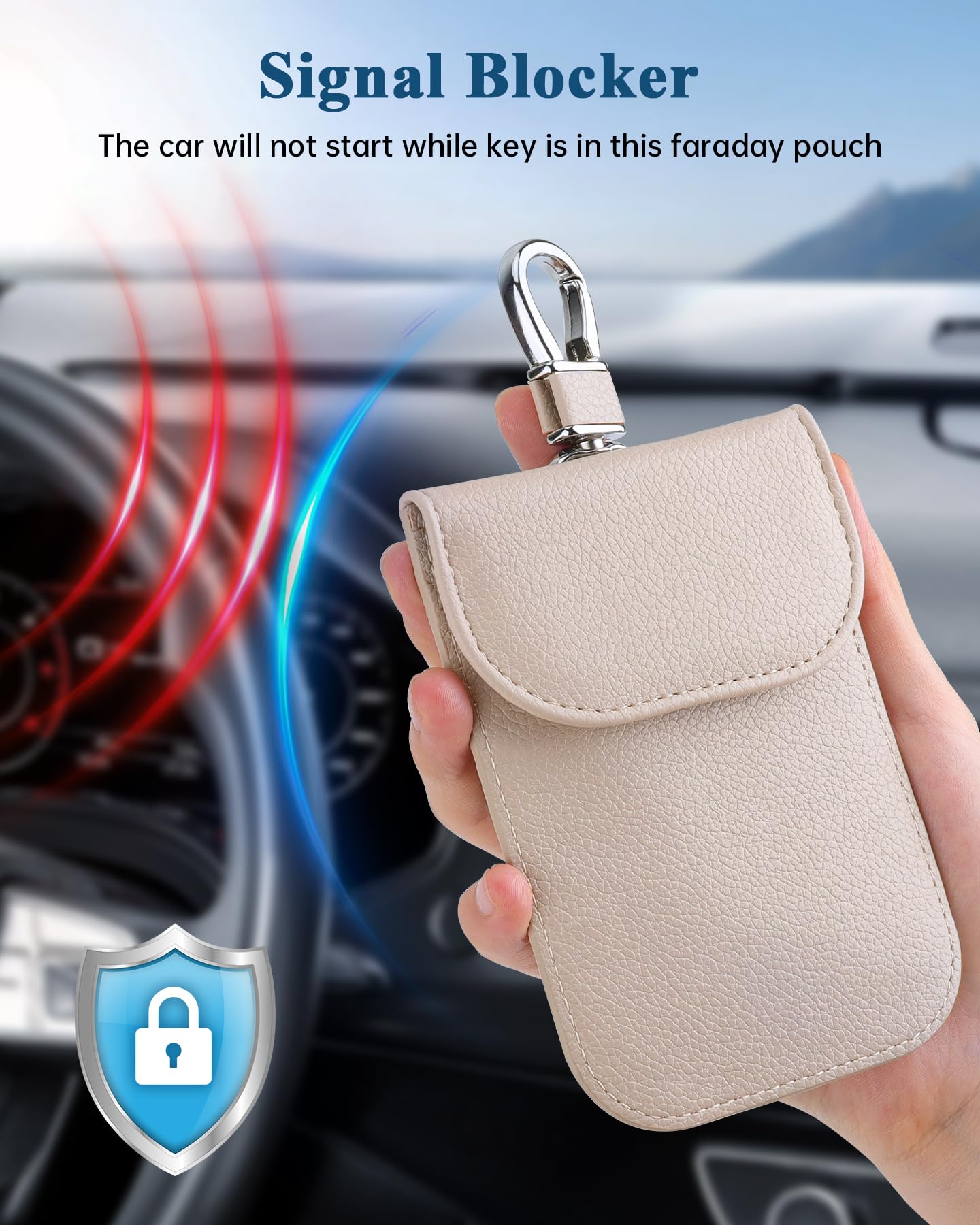Faraday Key Fob Protectors, Super Signal Shielding Anti