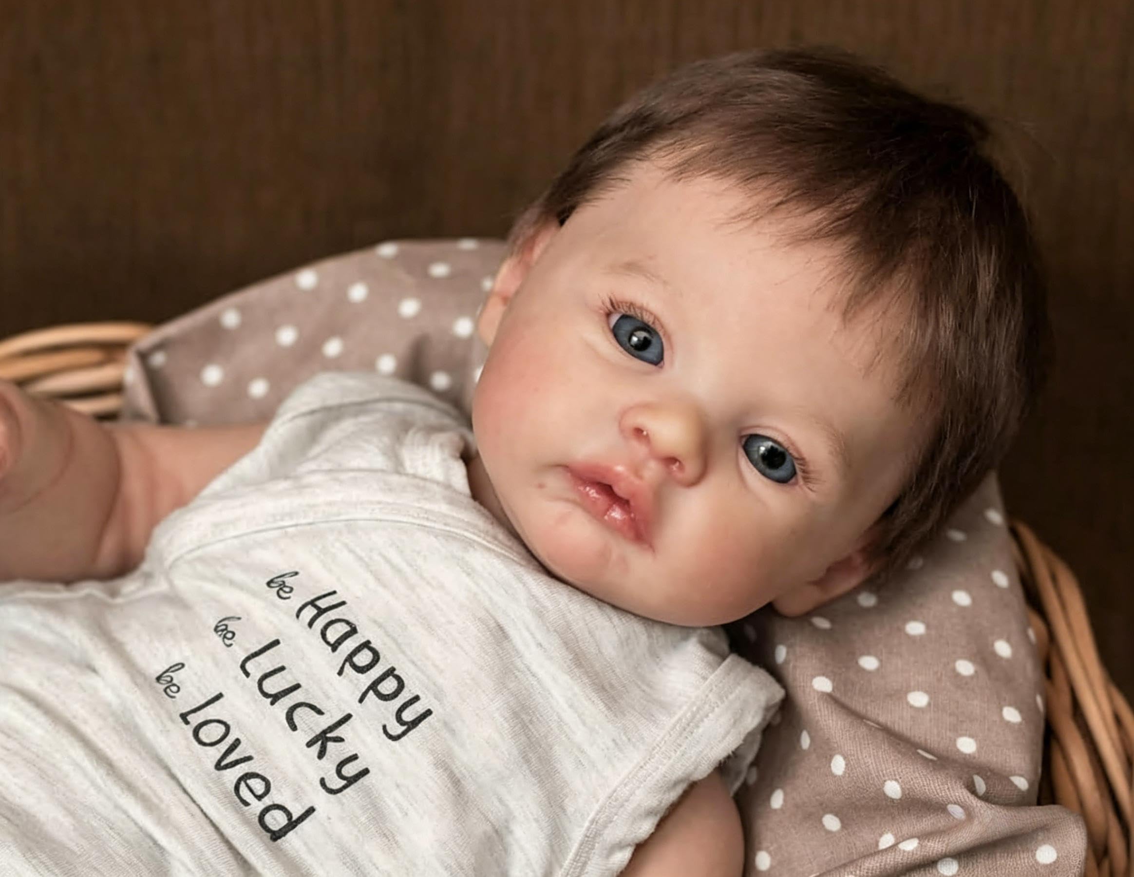 RXDOLL Realistyczna w pełni silikonowa winylowa lalka bobas, 45 cm, realistyczna, Reborn, lalka, silikon, na całe ciało, chłopiec, anatomicznie poprawna, dla noworodka, lalka dla dzieci od 3+