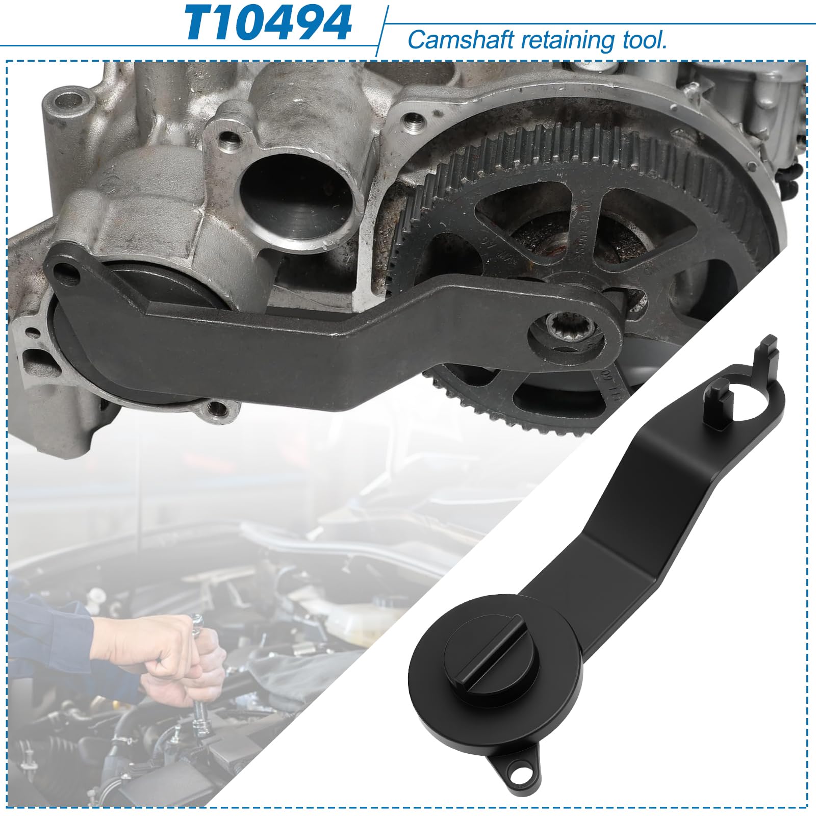 KAOLALI Strumento Cinghia di Distribuzione per VAG EA211 1.0L 1.2L 1.4L 1.6L FSI TSI TFSI Benzina, Strumento di Regolazione del Motore con Sostituzione per VW Audi A3/Golf VII/Jetta/Seat Leon