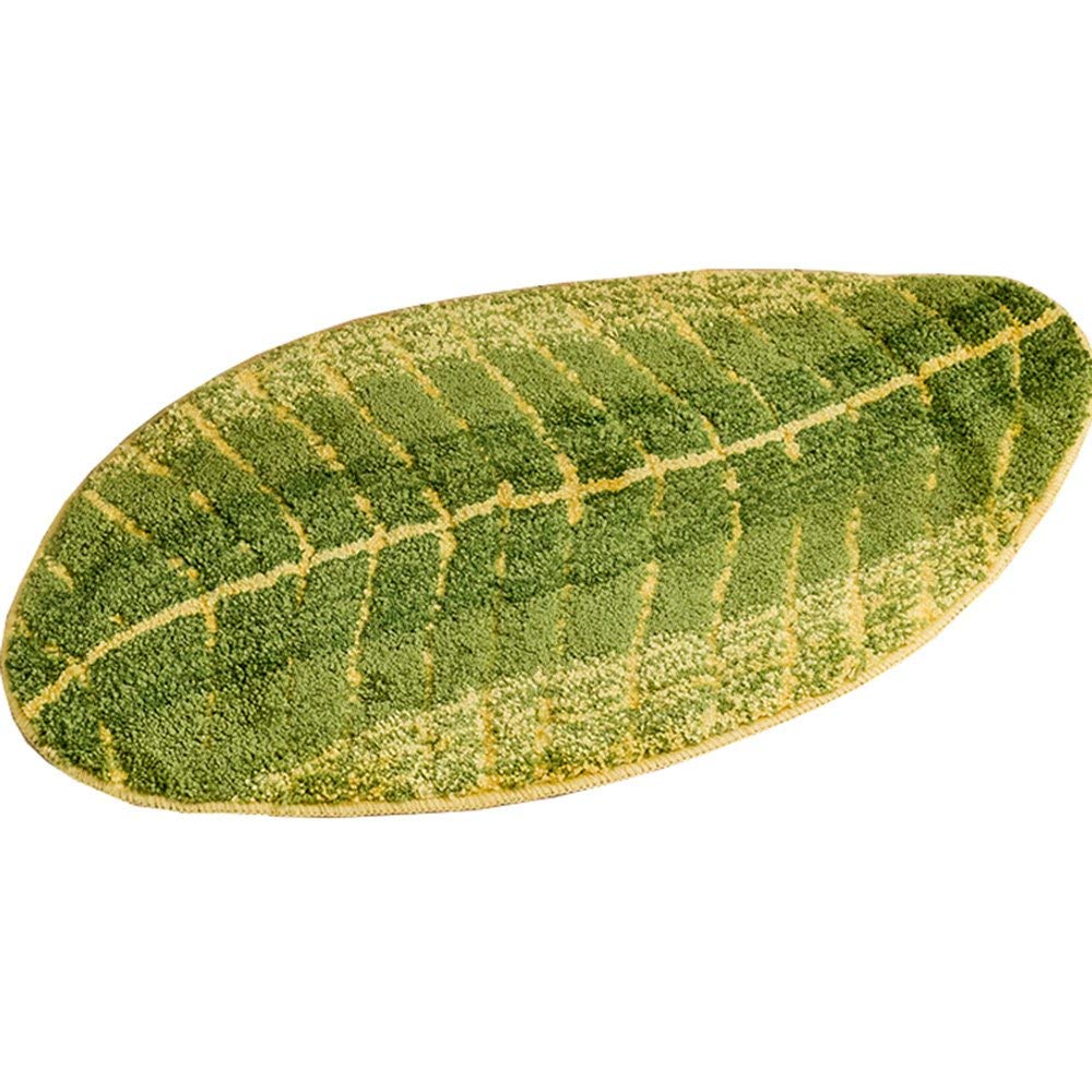 Alfombra de salón para mesa de café bajo el sofá con forma de hoja 5