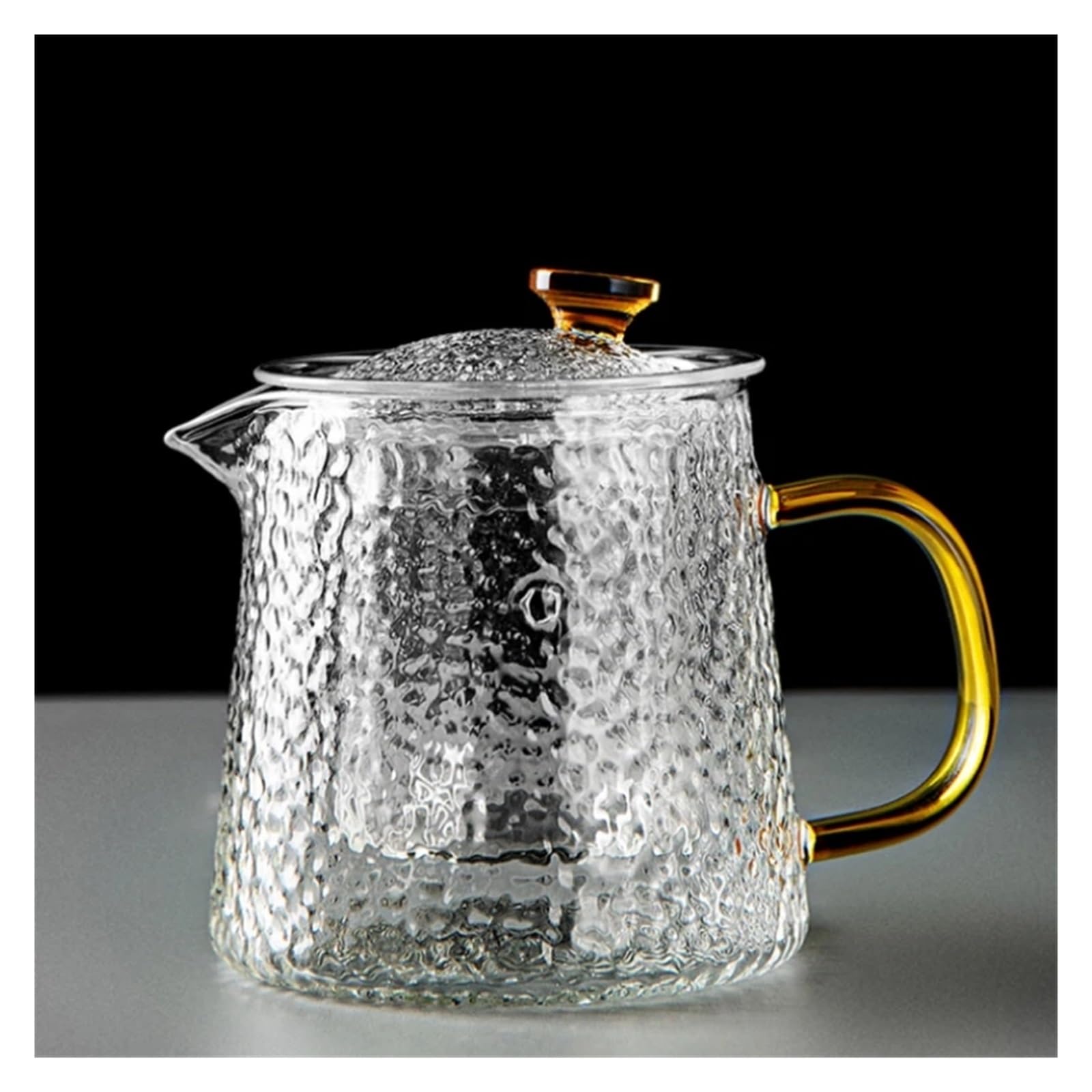 Théière en verre anti-fissure de 450ml pour éviter les brûlures