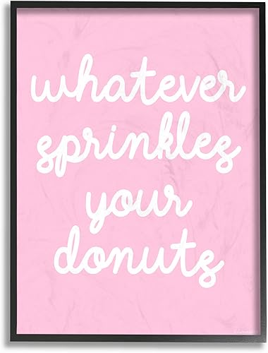 Miniatura 13 de Stupell Industries Whatever Sprinkles Your Donut - Lienzo decorativo para pared, fabricado con orgullo en Estados Unidos