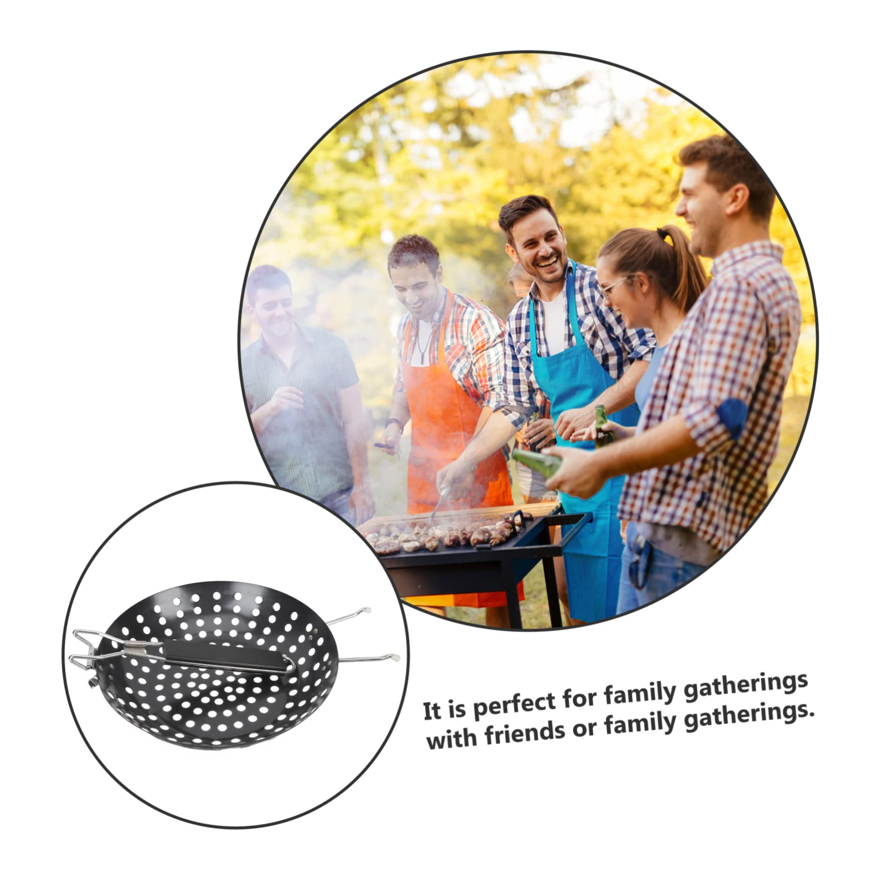 Toddmomy Piastra da Barbecue Professionale Antiaderente con Utensile per Grigliate Superficie per Carne e Verdure