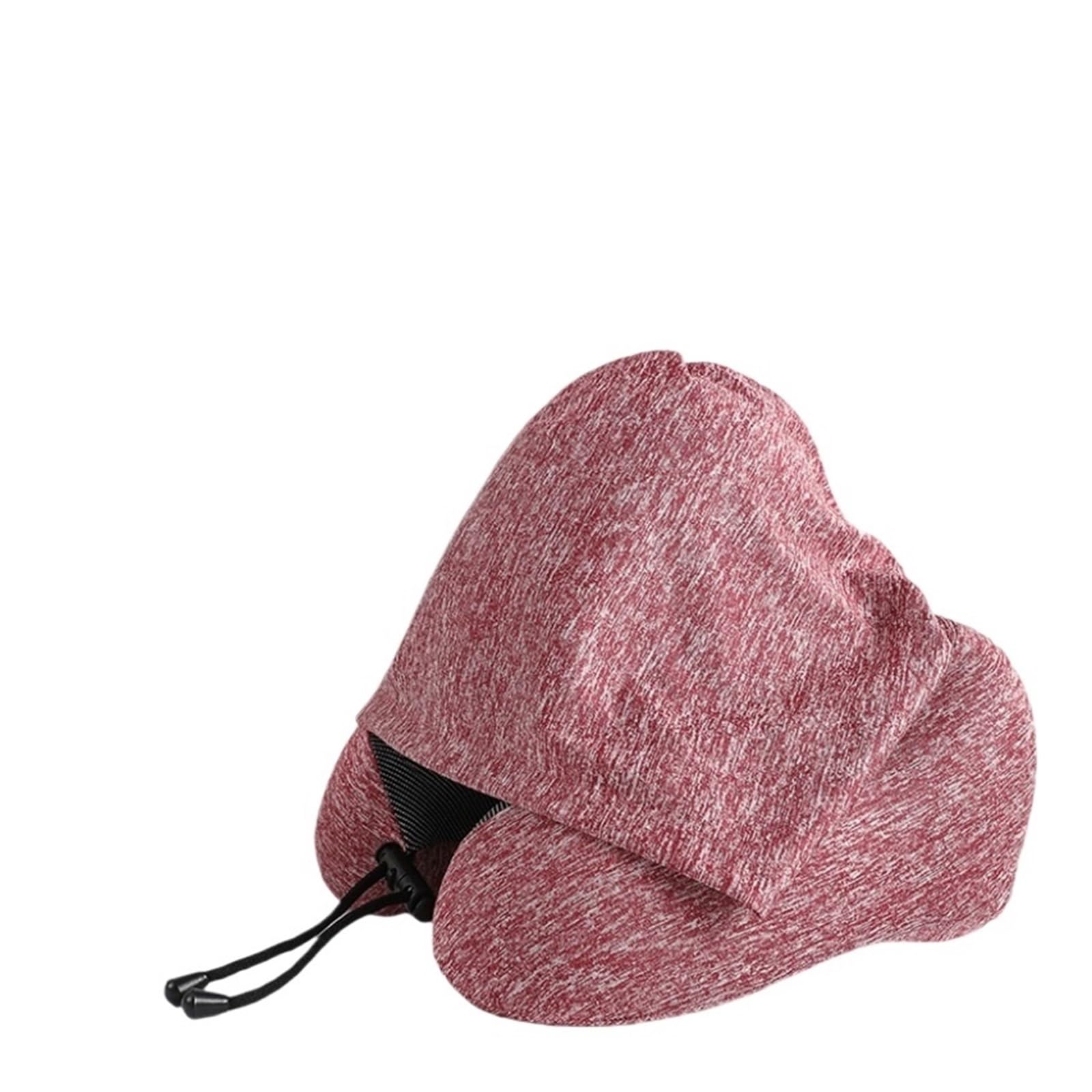 WWYYZAYC Multifunctional Hooded Memory Foam U-shaped Pillow Office Pillow Travel Cervical Pillow Easy To Store Nap(Red - 4 Pcs)