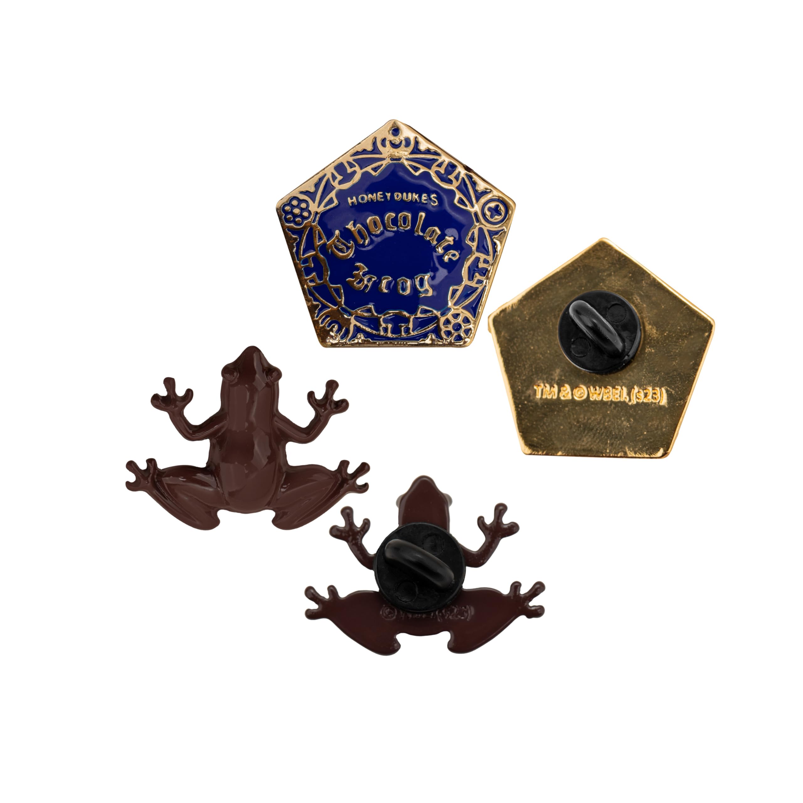 Cinereplicas Harry Potter - Chocolate Frog Brooch - 3 * 3 cm - Officially Licensed, Box: 3 * 3cm Chocolate Frog: 3 * 2.3cm, Zinc