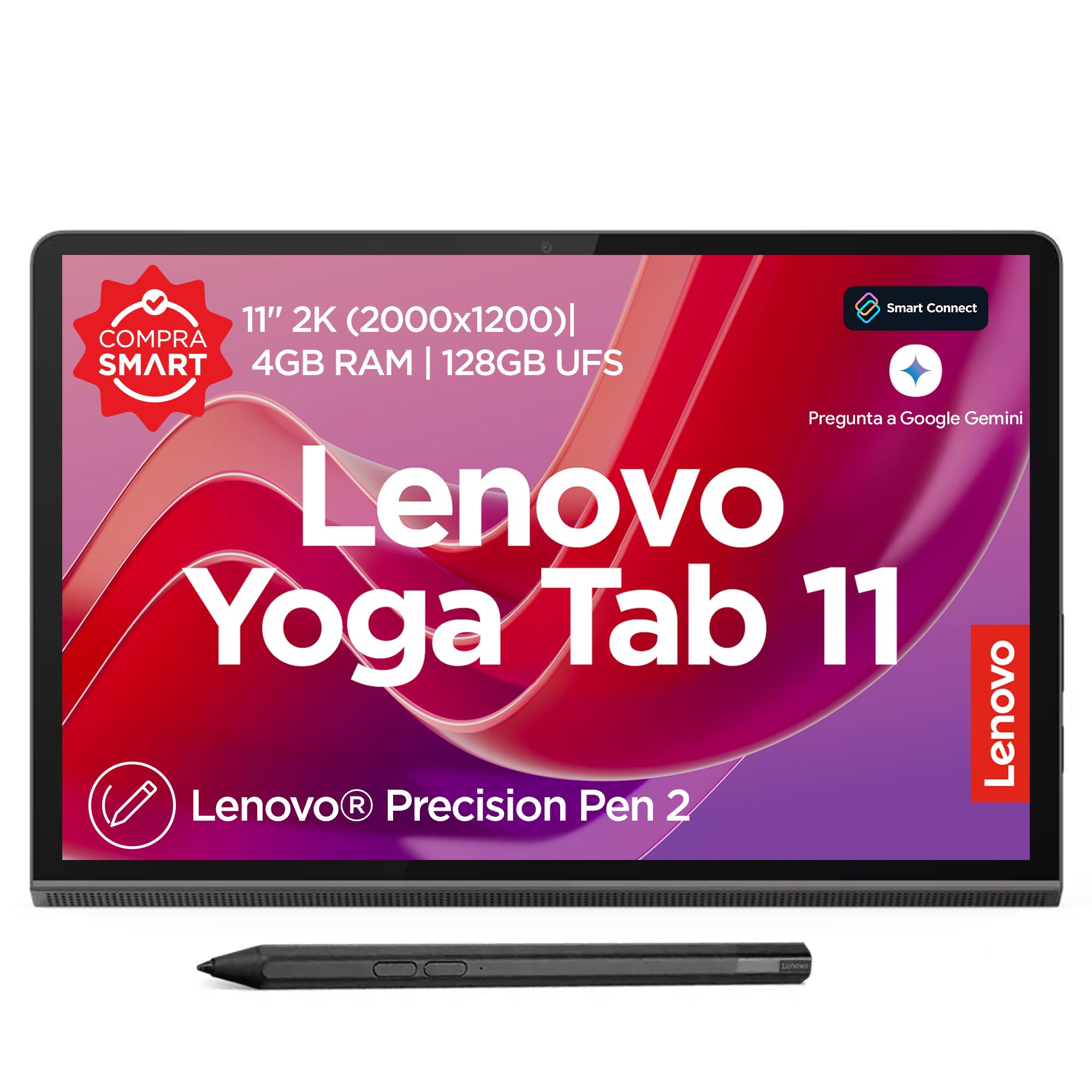 Lenovo Yoga Tab 11 4GRAM, 128HDD + Precision Pen 2 : Amazon.com.mx