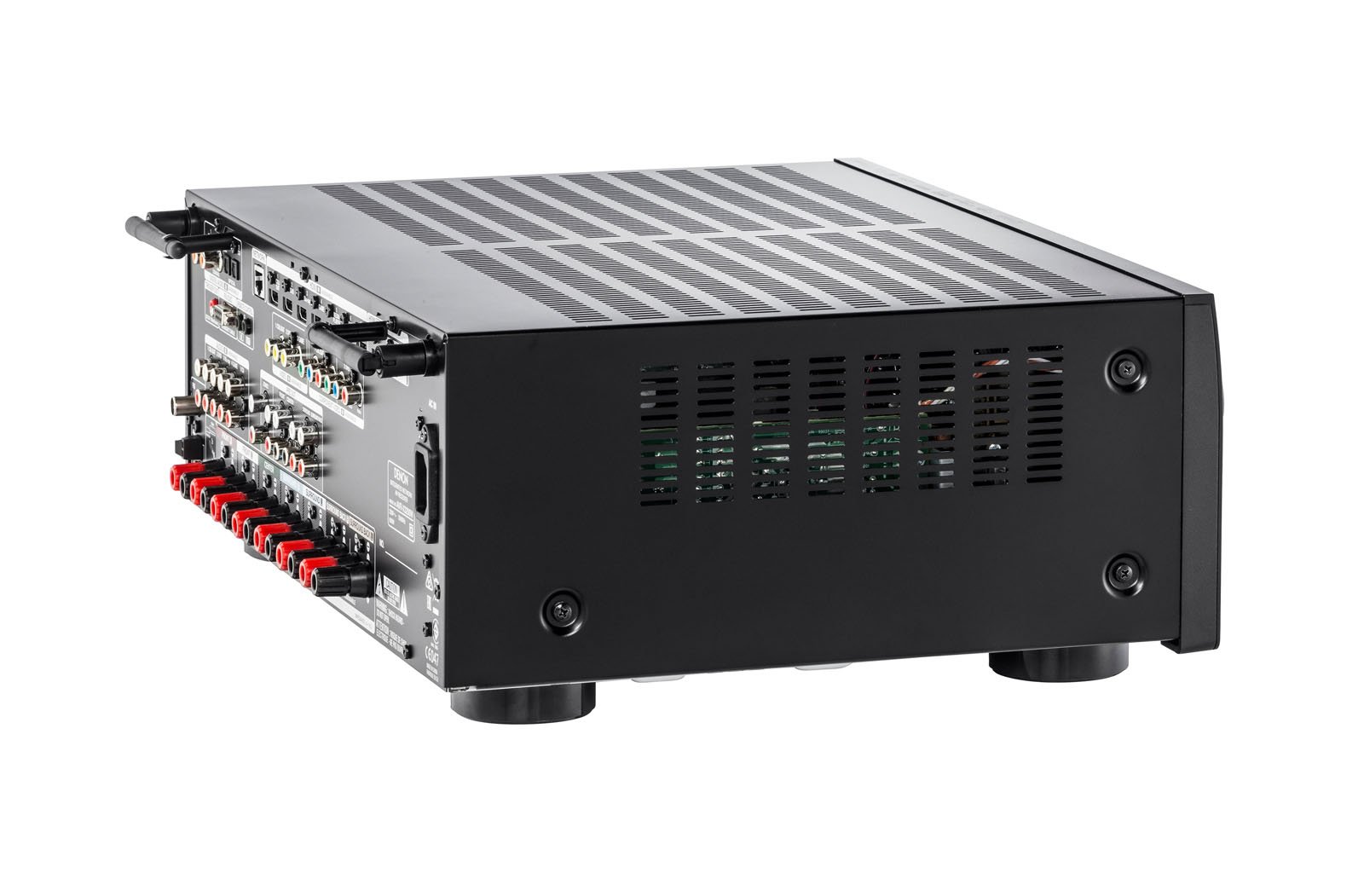 Denon AVR-X3200W Sintoamplificatore ad alta Potenza, Microfono di Taratura con Telecomando e Cavalletto per Microfono, Nero