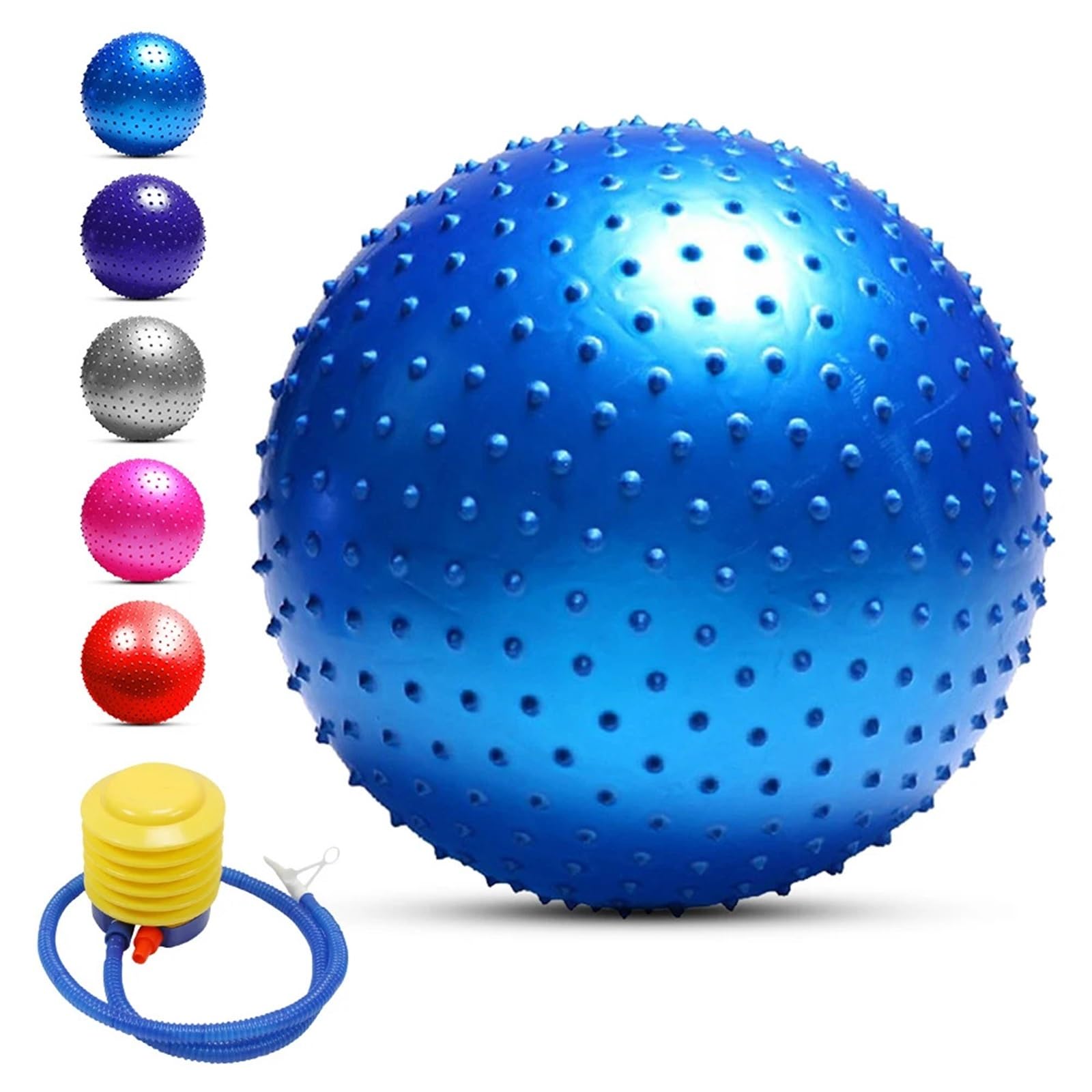 Gymnastikball 45CM 55CM 65CM 75CM Stachelmassageball Sport Yoga Bälle Punkt Fitness Gym Balance Fitball Pilates Workout Übung