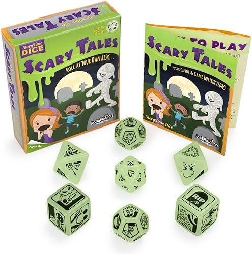 Story Time Dice Scary Tales - Brilla en la oscuridad por Imagination Generation