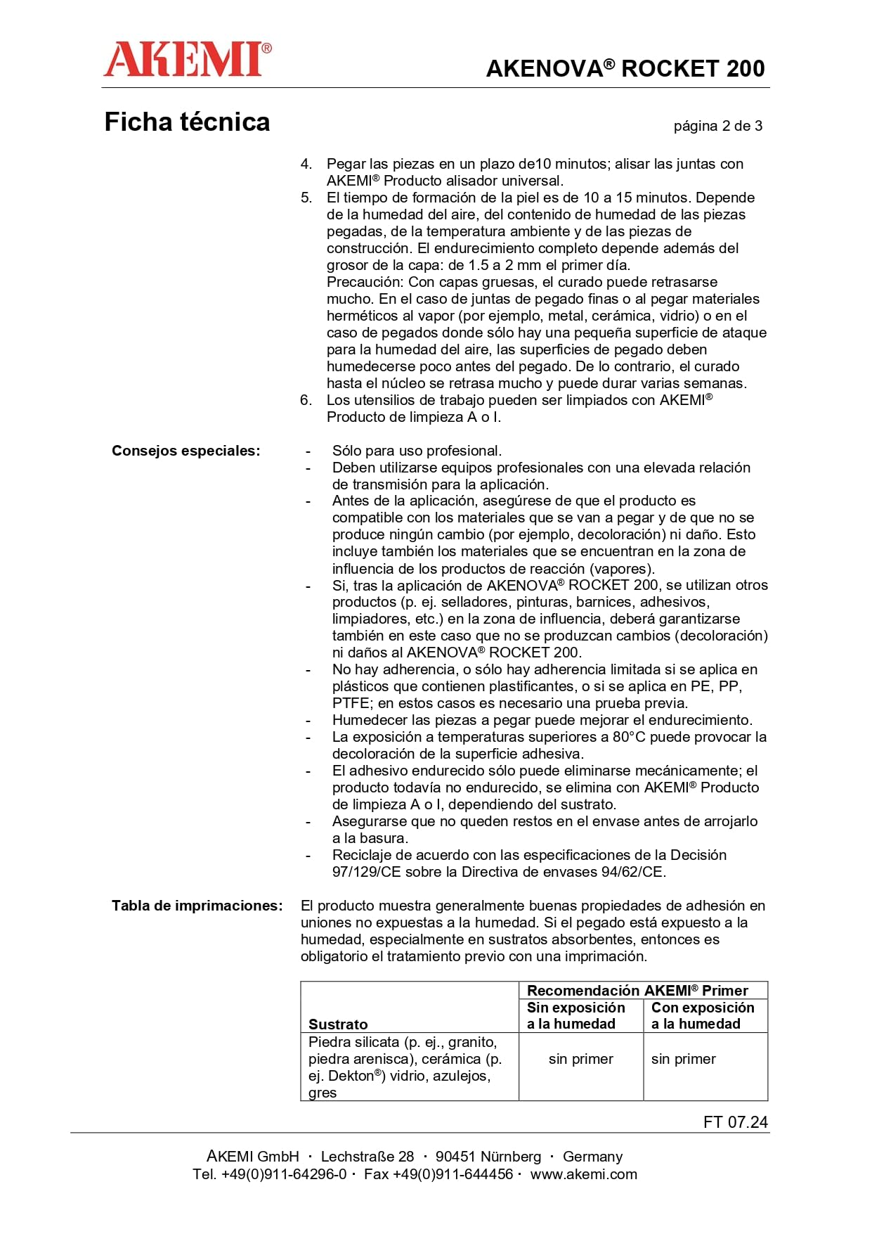 Akenova Rocket 200 - Blanco CC 1130