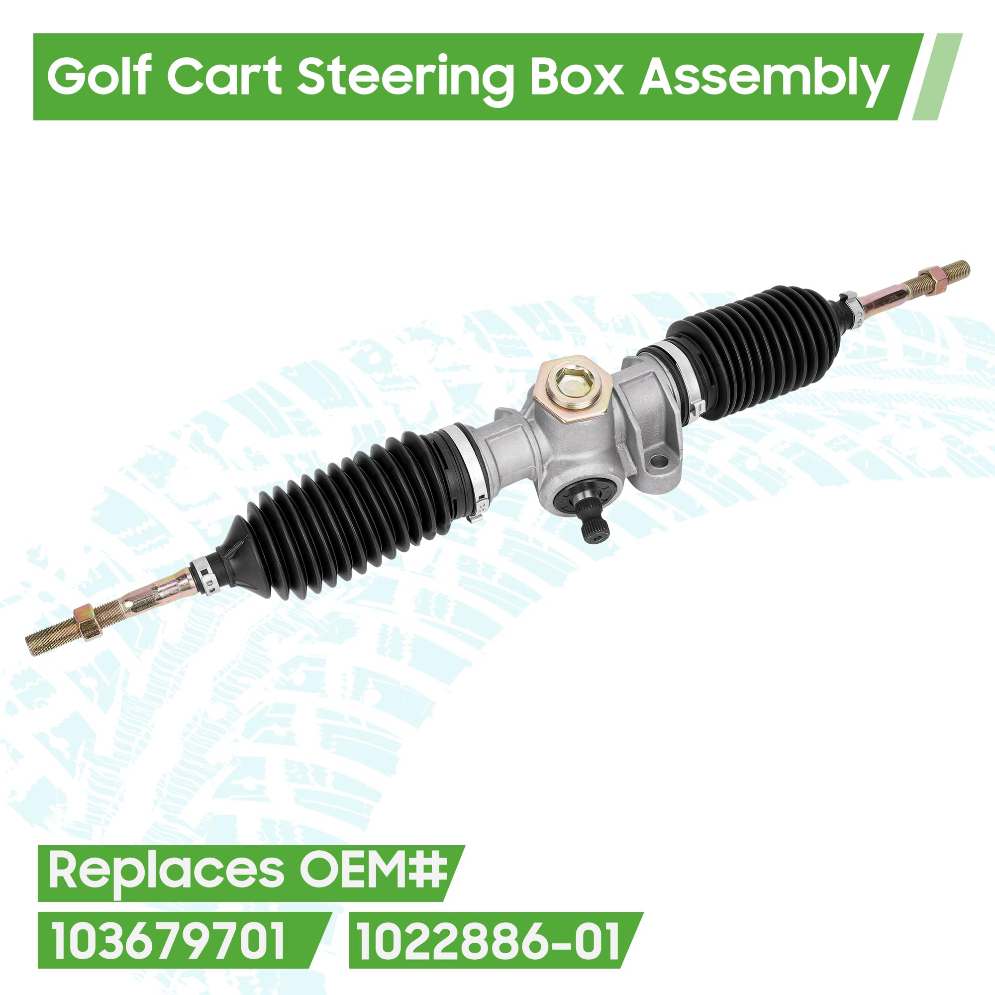10L0L Conjunto de caja de engranajes de dirección para carrito de golf para Club Car Precedent 2004 y superior 1022886-01 103679701